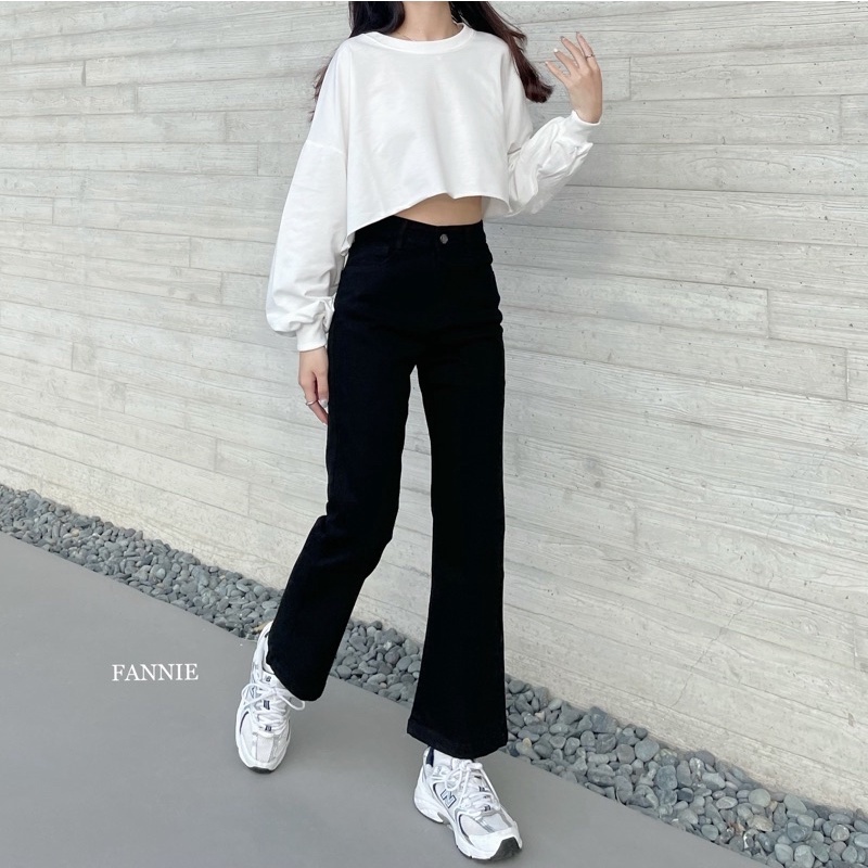 小隻女限定💯彈性修身微喇叭神褲(S-XL）