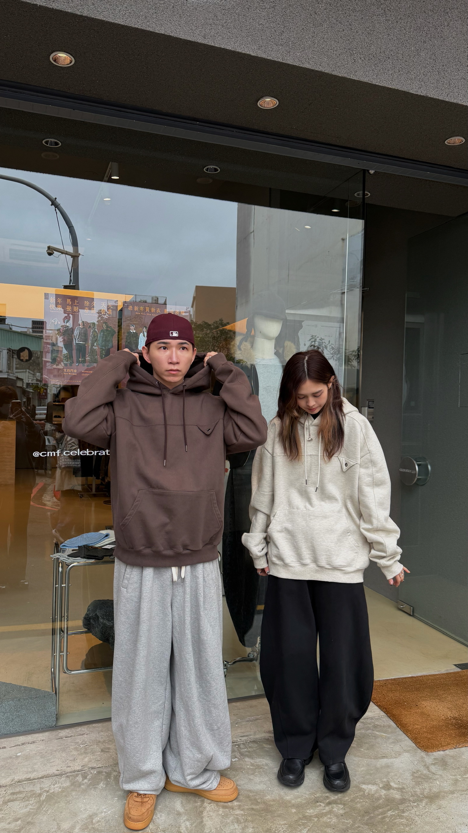 CMF三角解構厚磅帽Tee