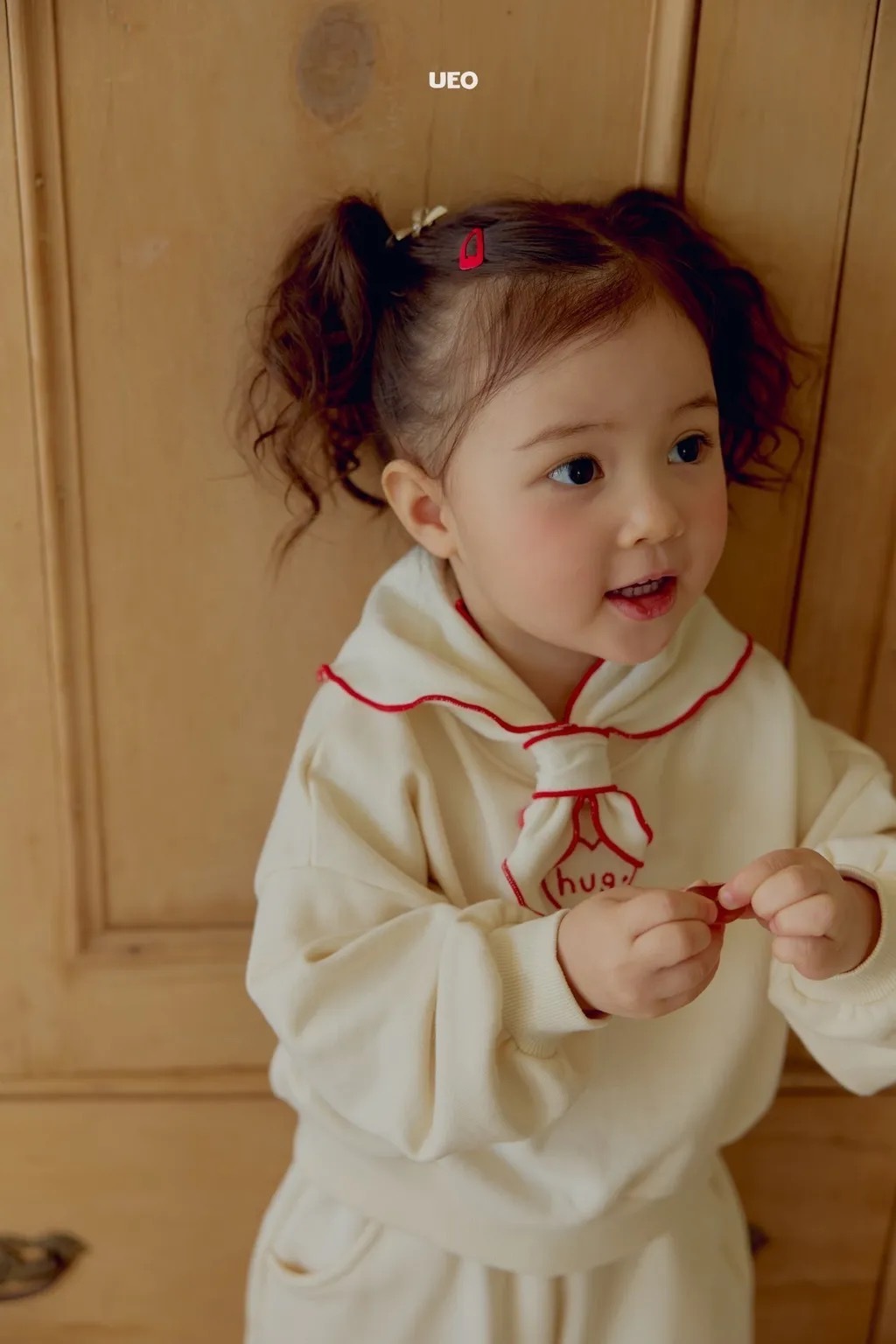 UEO 滾邊拼色領巾 / 3色