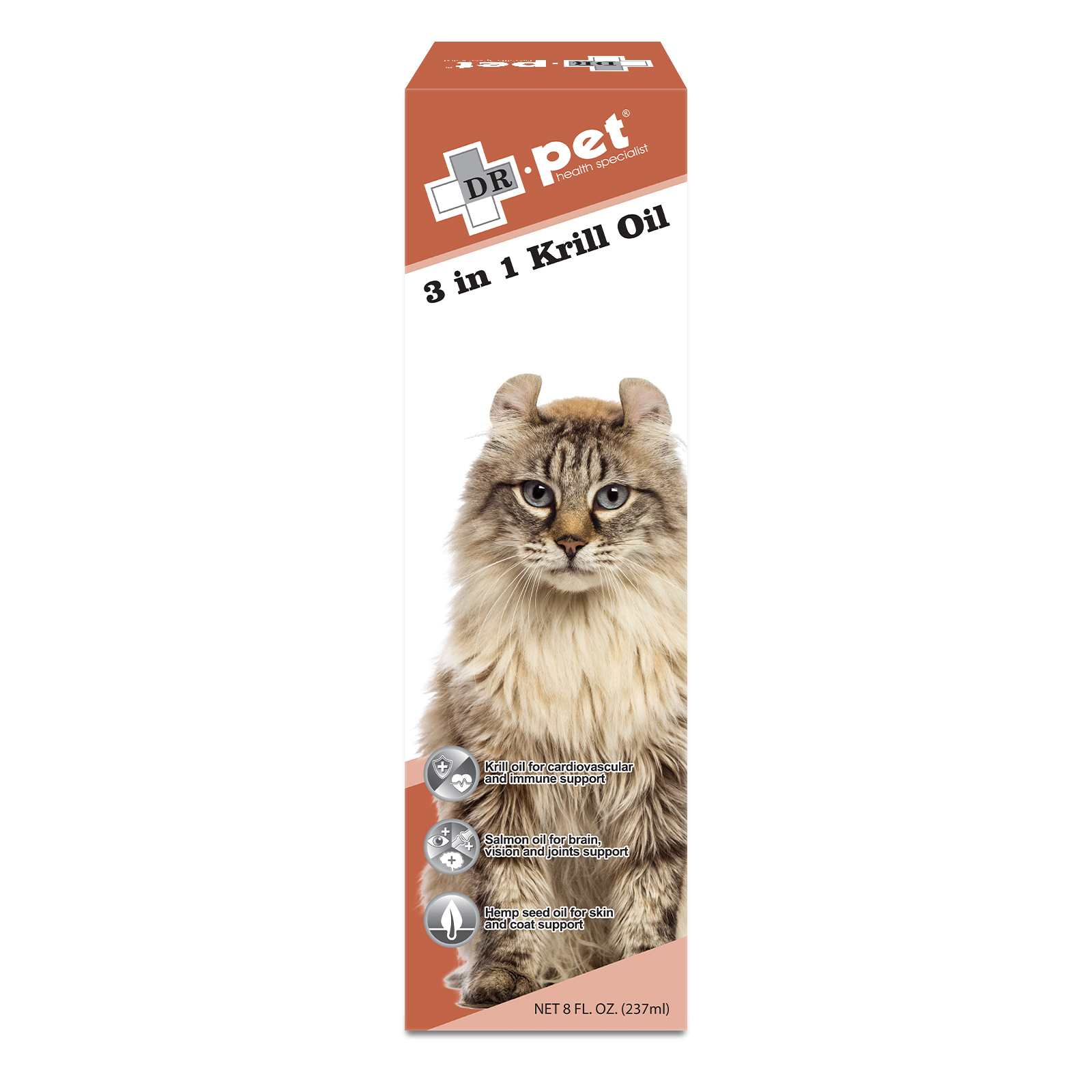 Dr Pet - 3合1深海磷蝦油 237ml
