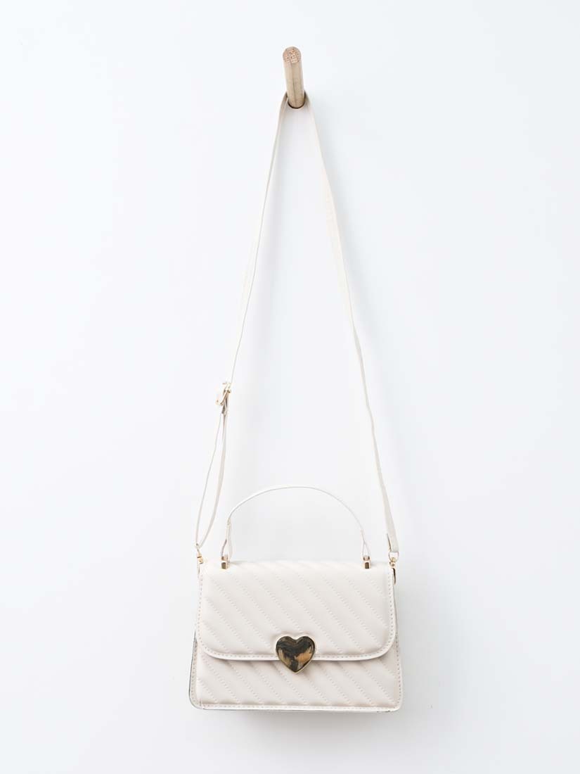 甜心衍縫手提斜背兩用包(3色)