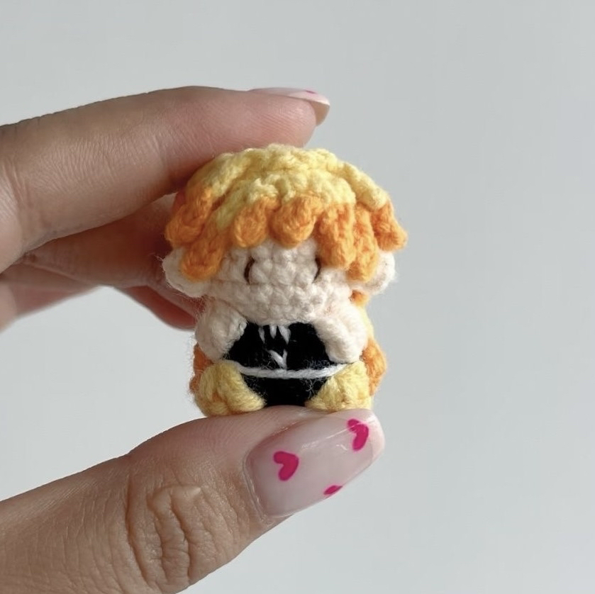 迷你手工鈎織鎖匙扣