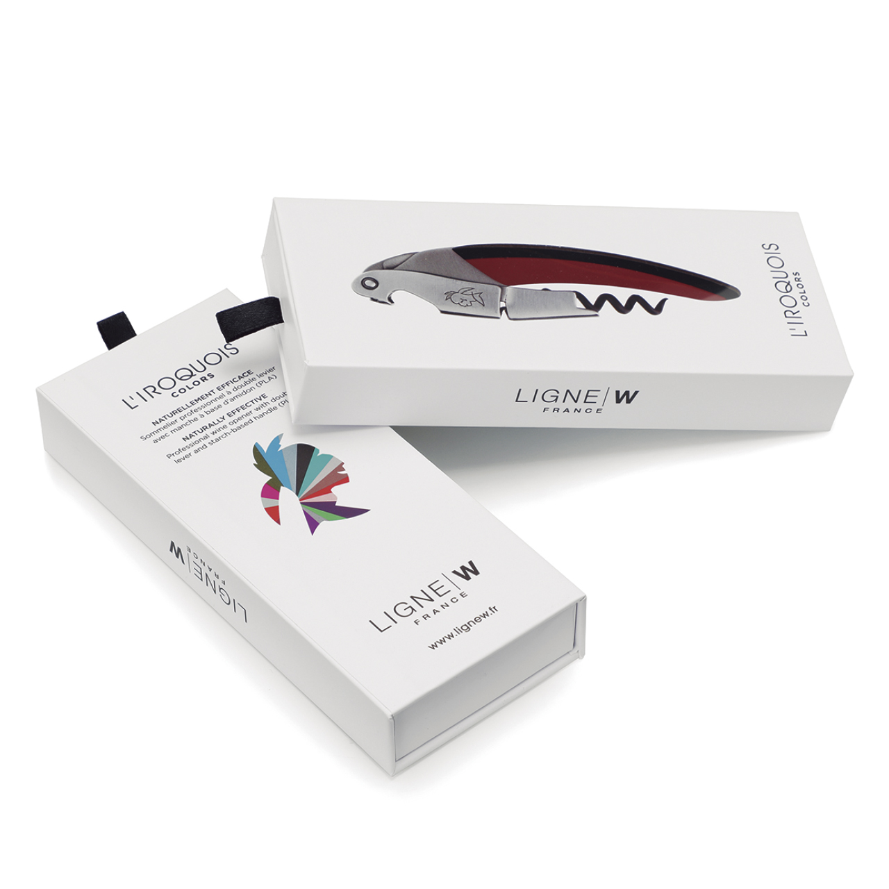 咖啡色 LIGNE W L’Iroquois COLORS 兩段式開瓶器