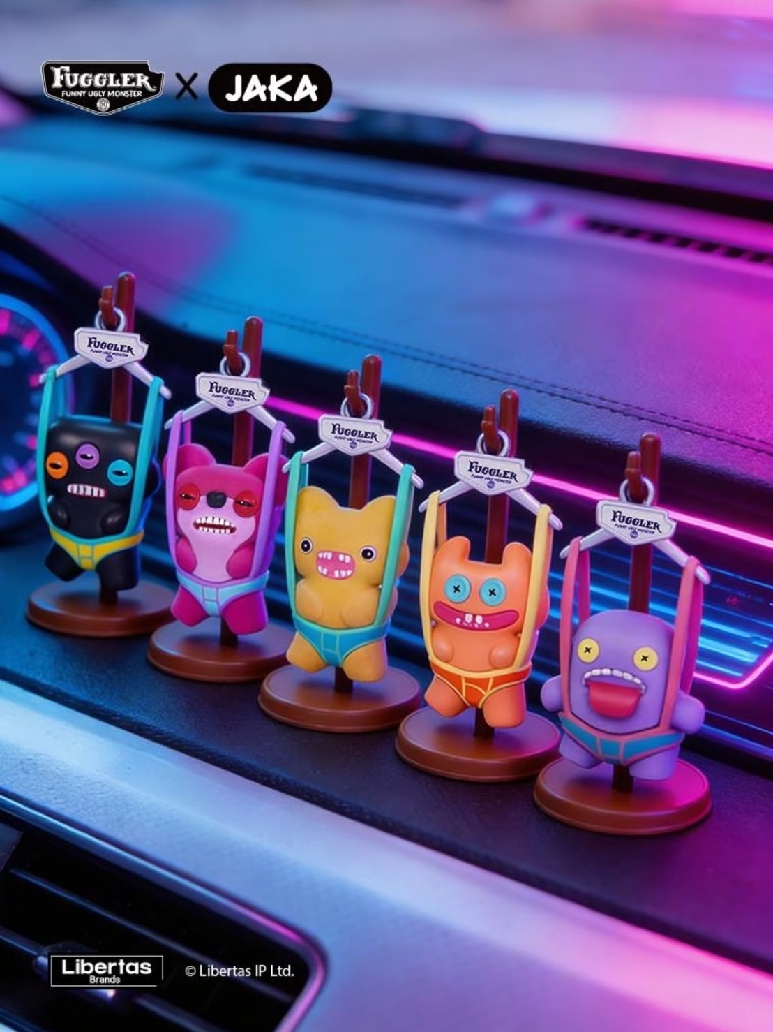 官方正版 FUGGLER X JAKA實驗室系列 牙寶 背帶鞦韆盲盒