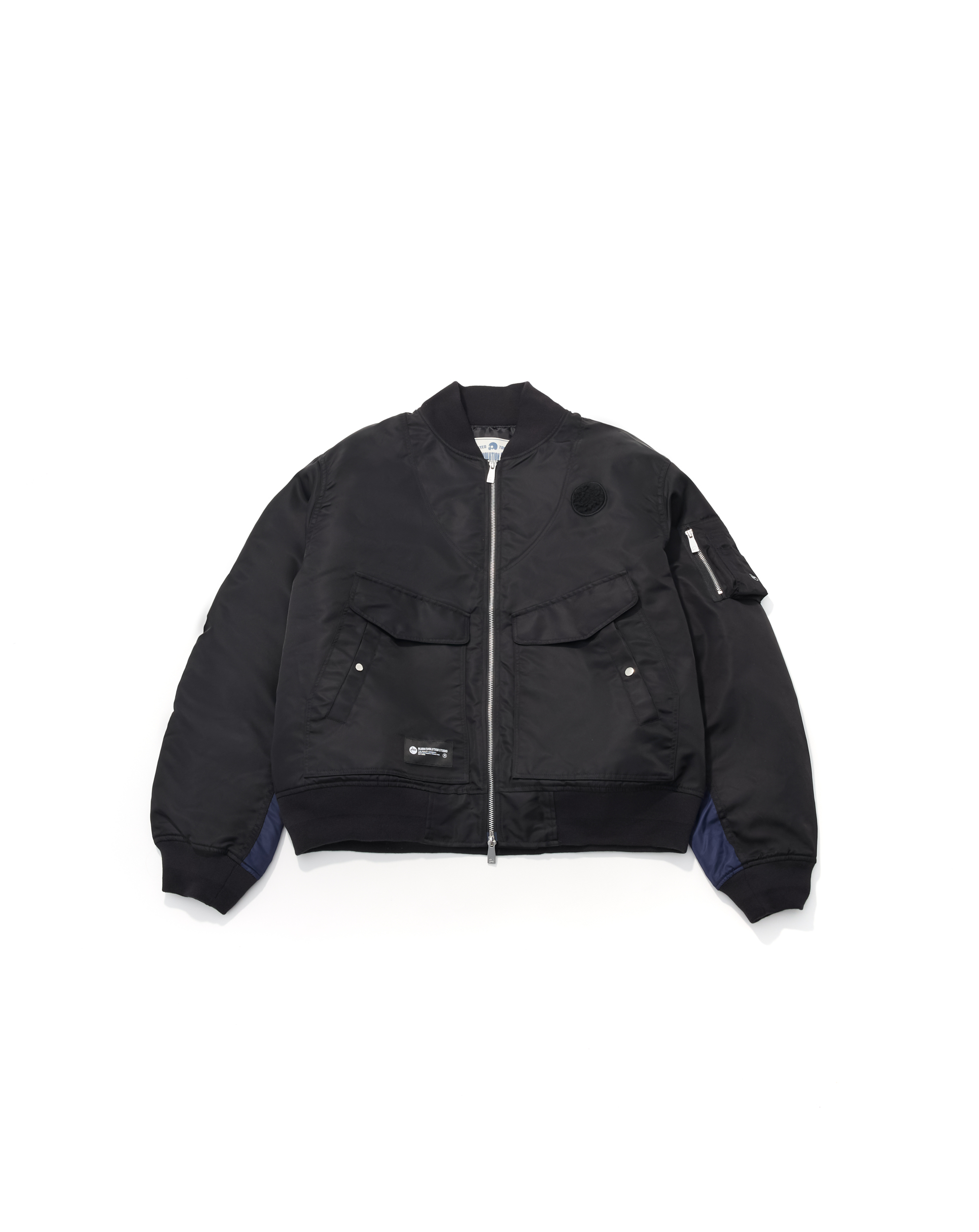 AES COLOR BLOCKED BOMBER JKT