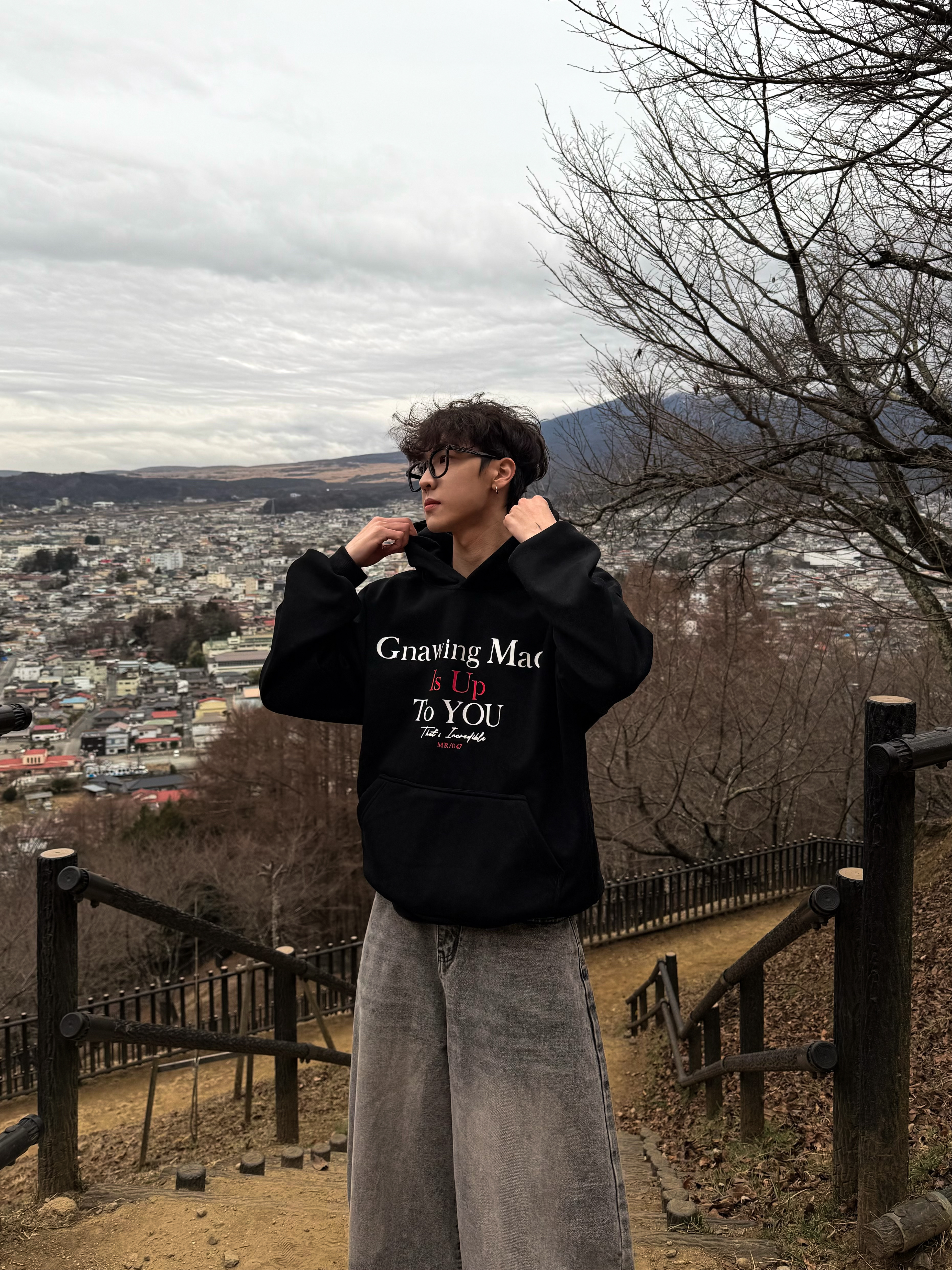 （現貨）美式質感文字帽T