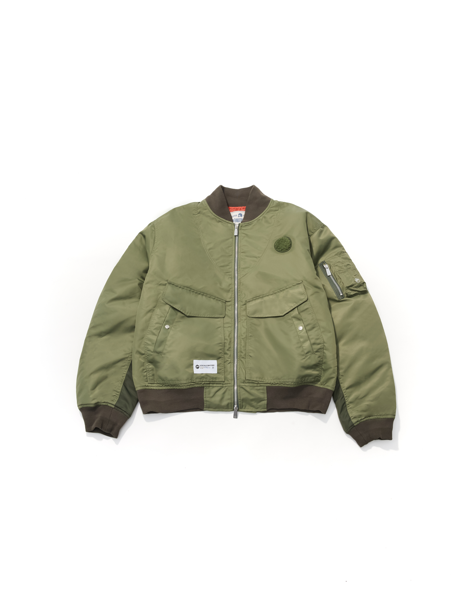 AES COLOR BLOCKED BOMBER JKT