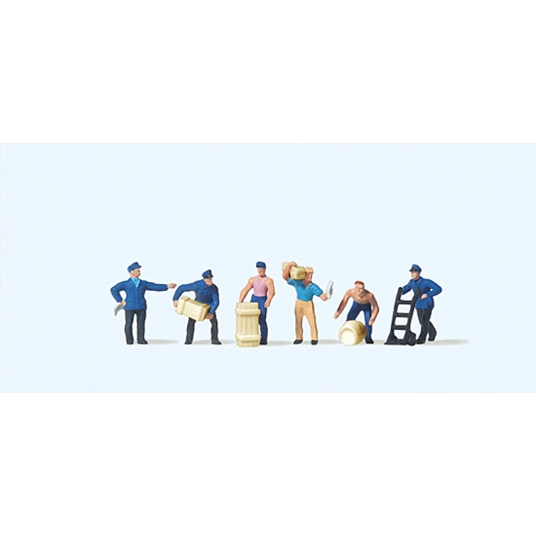 Preiser 79016 N規 Cargo floor personnel 搬運工人