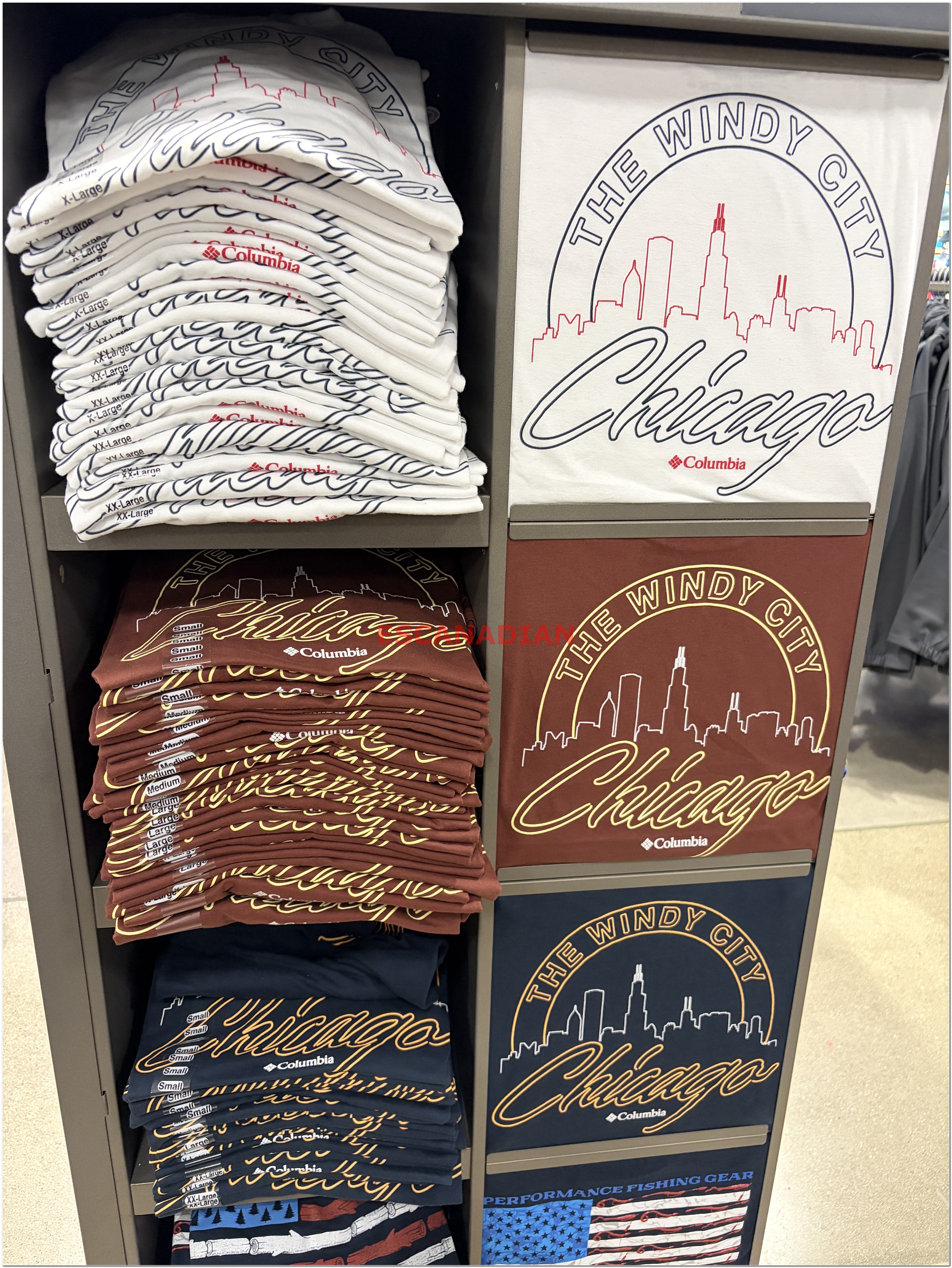 【限時】Columbia 男大人 芝加哥限定款 正反圖案 短TEE (3色)