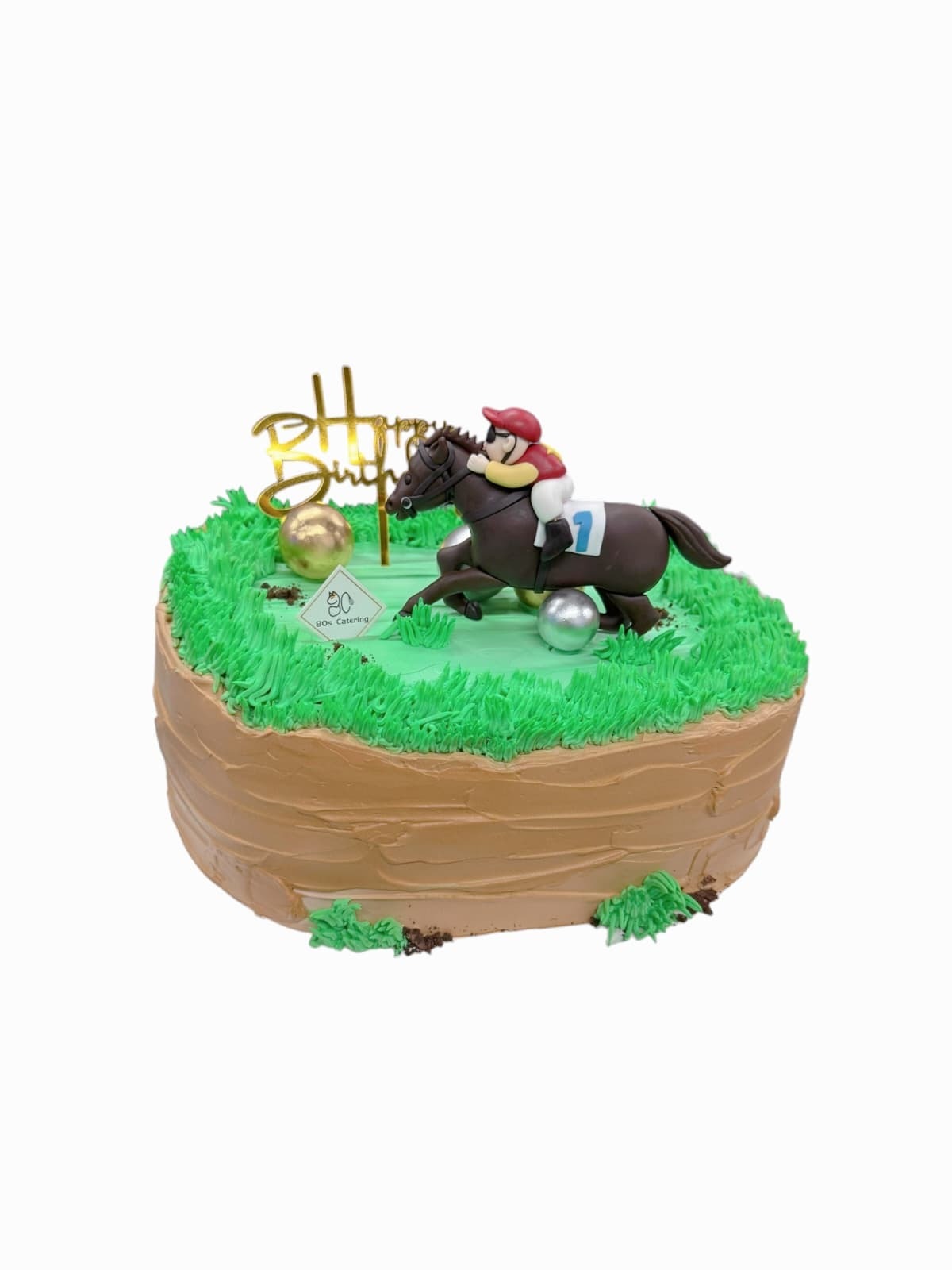 賽馬主題-糖霜公仔蛋糕