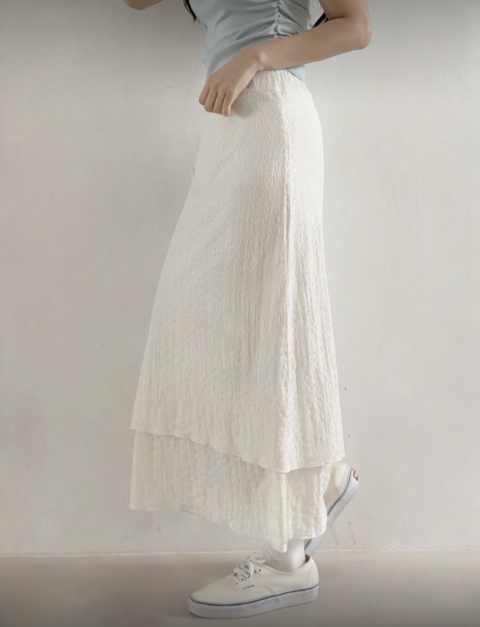 [溫柔優雅🪽] 貝拉雙層長裙