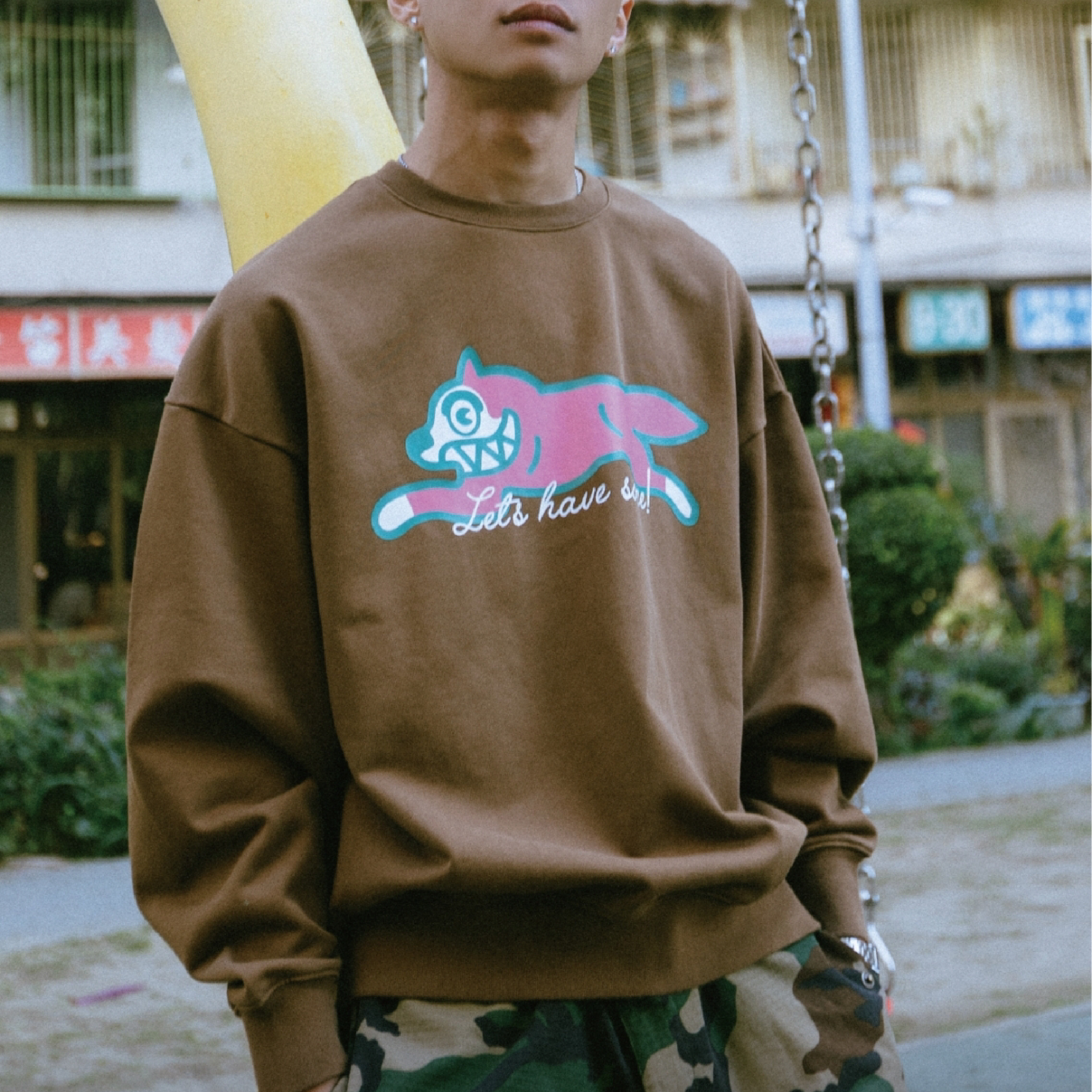 WODEN® / ICECREAM Running Dog Sweatshirt