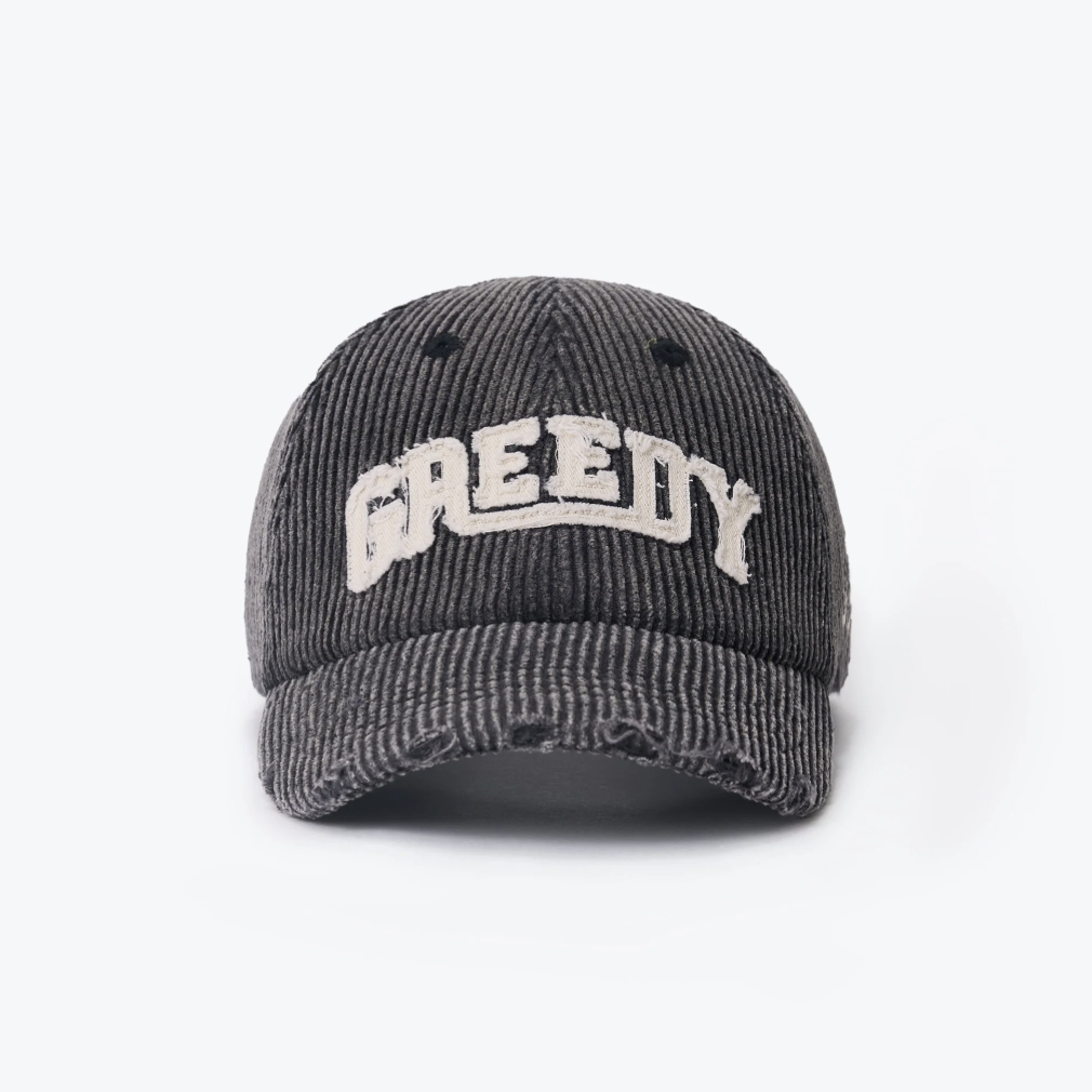 Sense Store Nonsense Wash Faded Corduroy Cap - Coal Black|Nonsense-ACC01