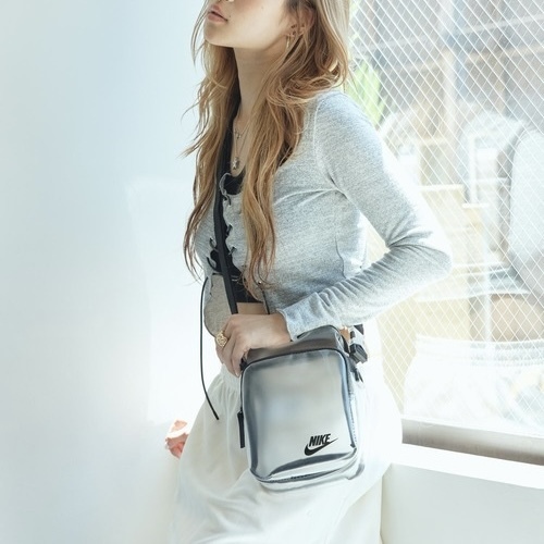 NIKE HERITAGE CRYSTAL 透明 再生材質 斜背包 HV8924-908