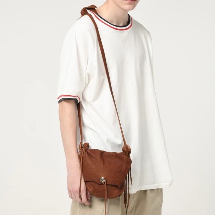 BOWWOW DEER SKIN BAG LEATHER - BROWN PRE ORDER ITEM (預訂中)