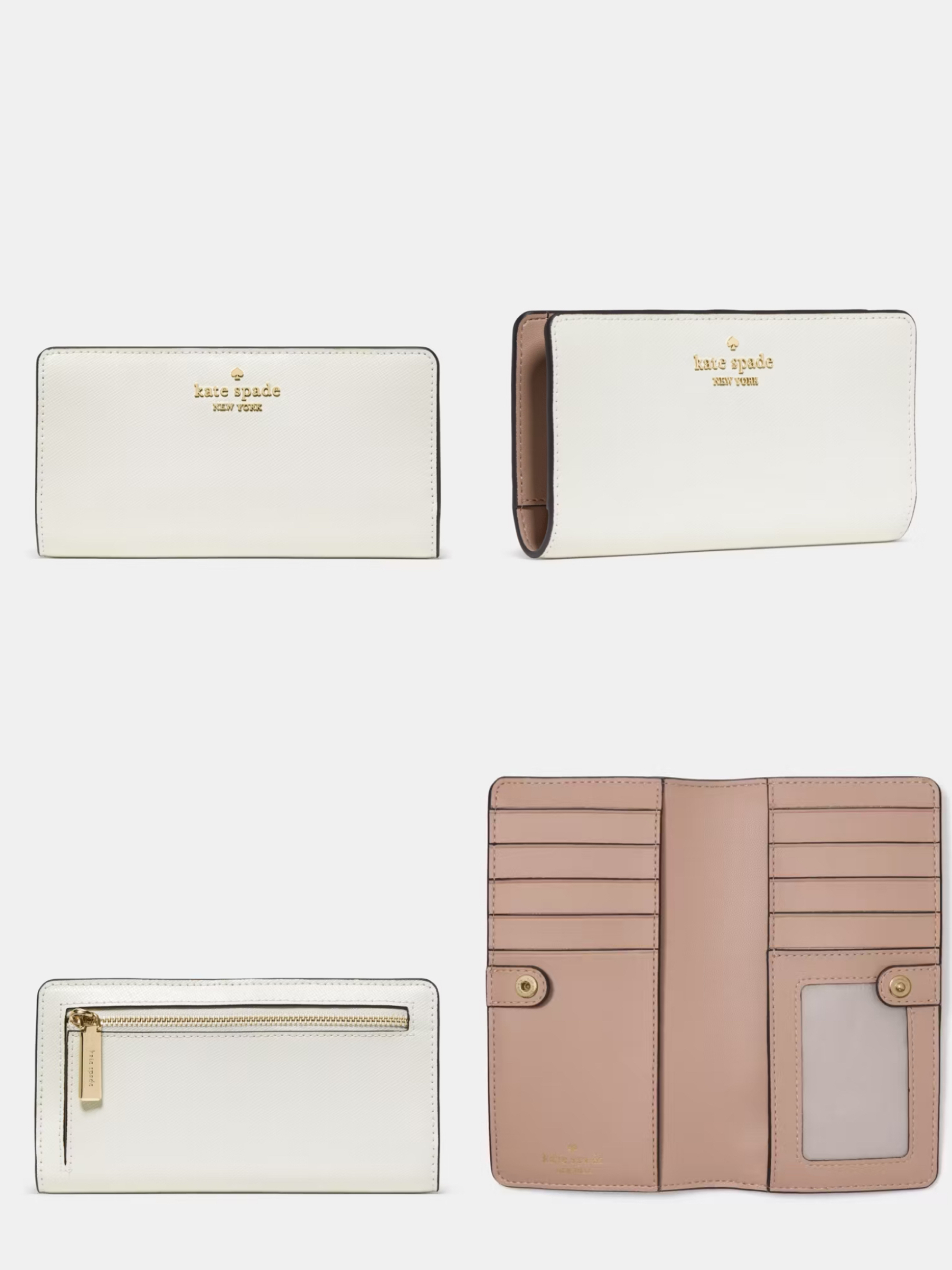 【預購】LX021806 KATE SPADE Large Slim Bifold Wallet