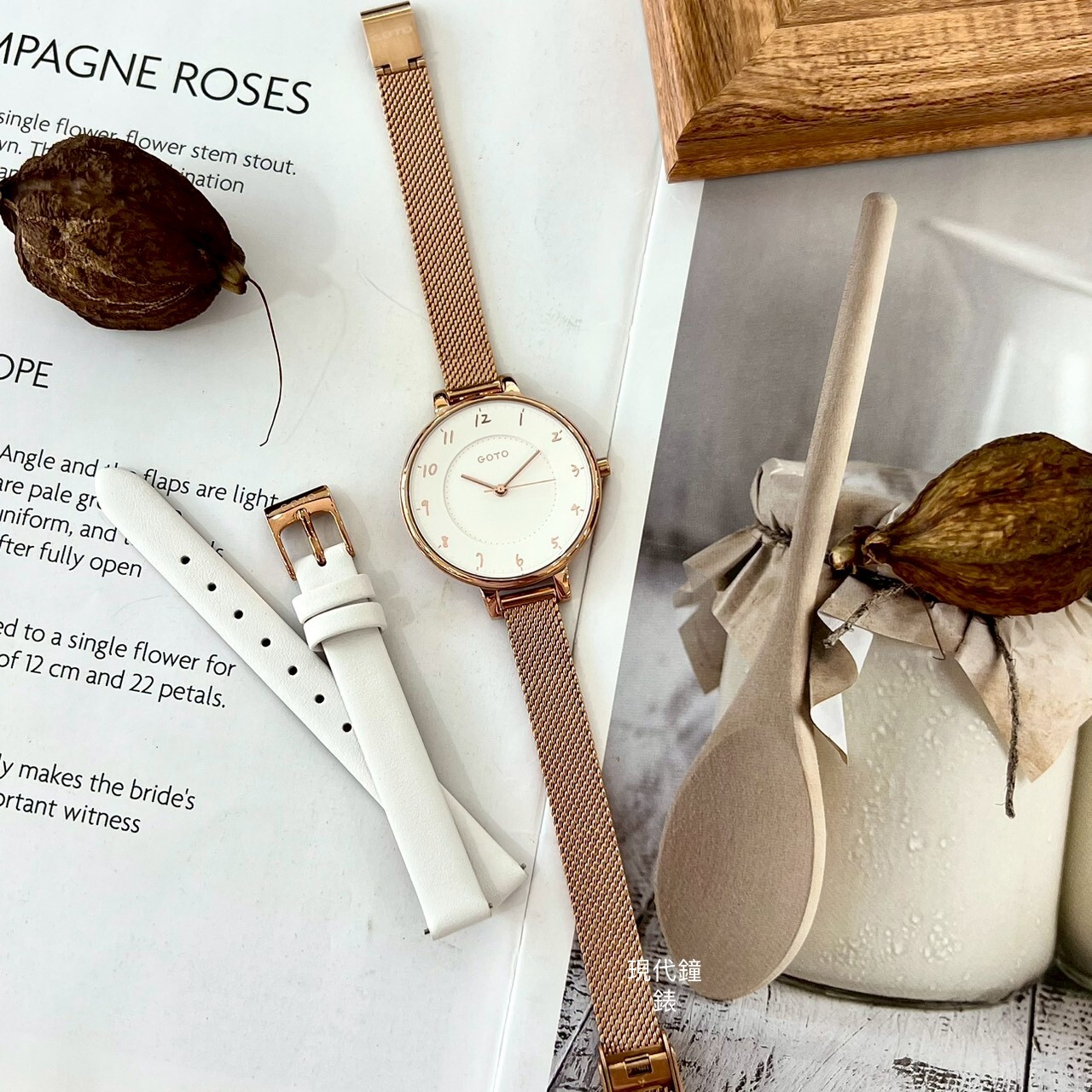 【GOTO】優雅輕奢米蘭帶套裝組GM3040L-44-241-2 36mm 現代鐘錶