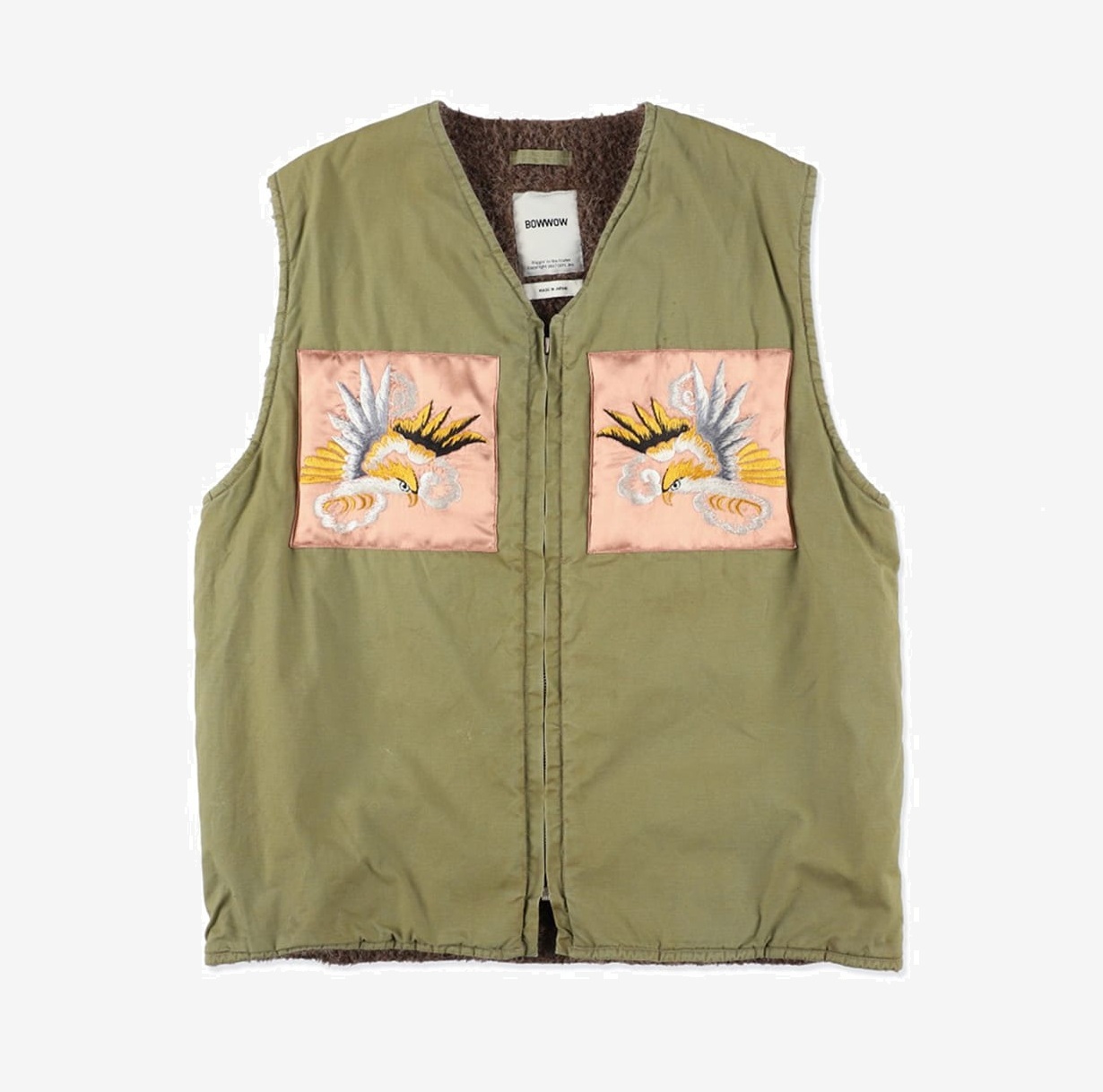 ON SALE: BOWWOW REMADE USN DECK VEST SUKAJAN EMB AGED - PRE ORDER ITEM (預訂中)