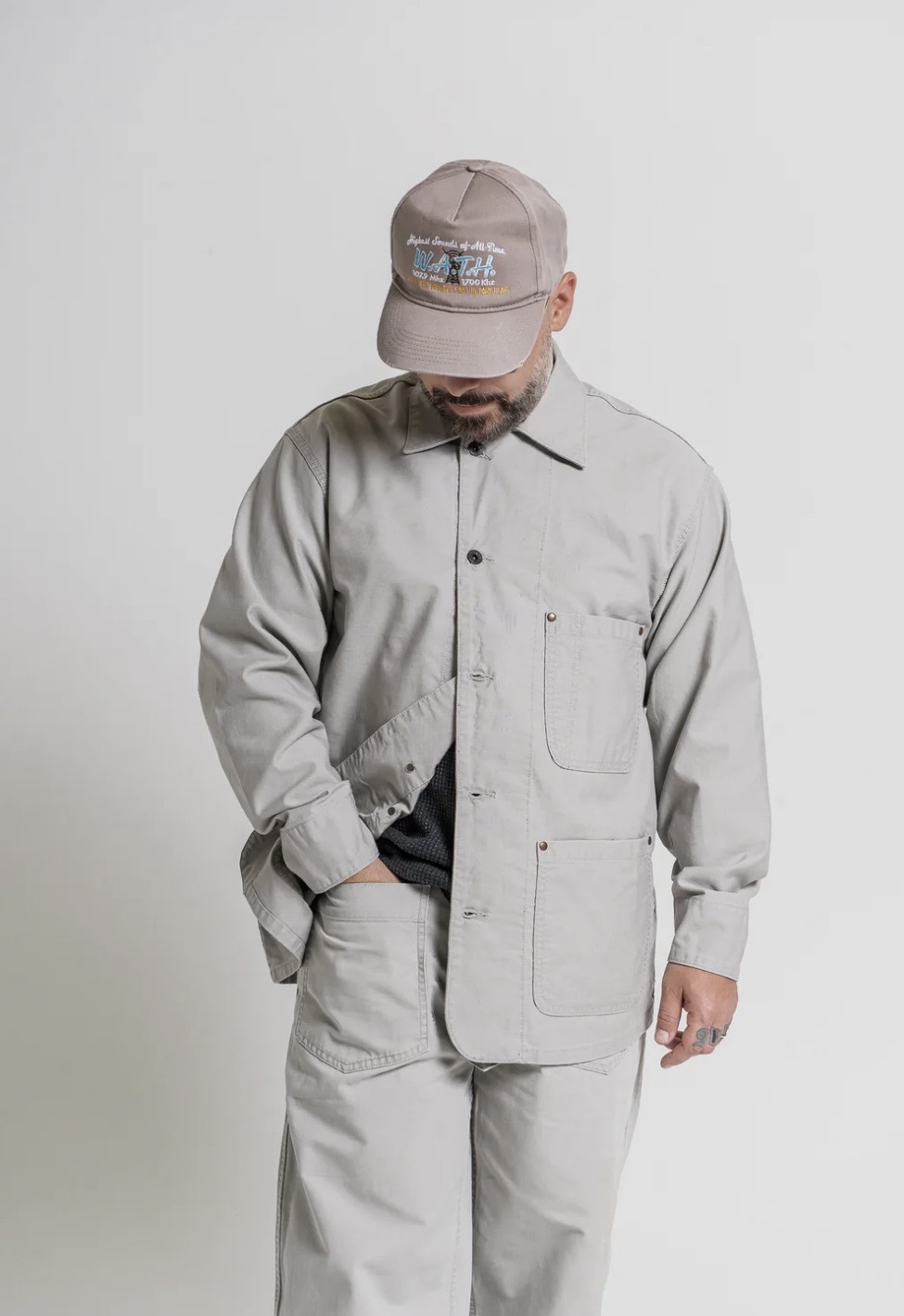 W.A.T.H. Hat (Bleached Clay)