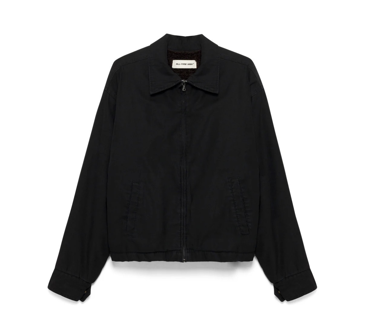 Marcos Whipcord Fur Lined Jacket (Black)