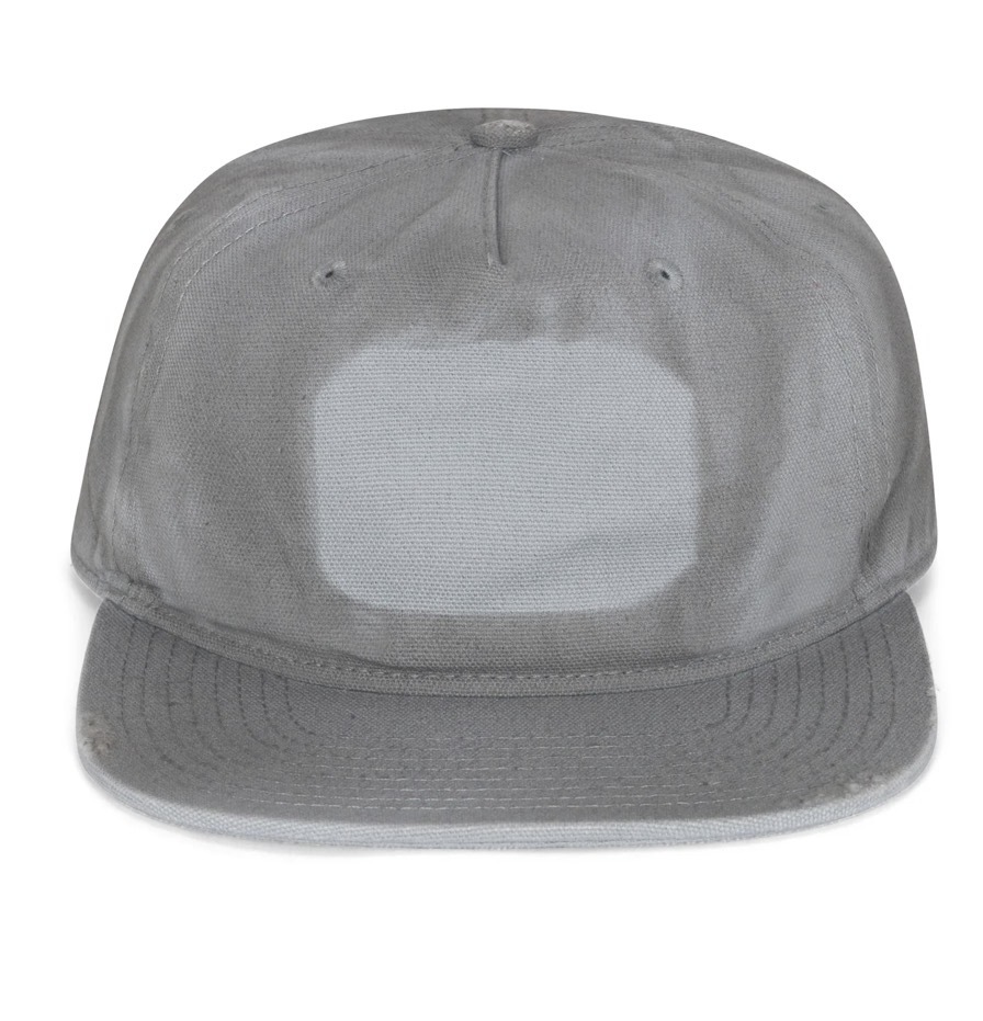 Canvas Un-Patched Hat (Slate Grey)