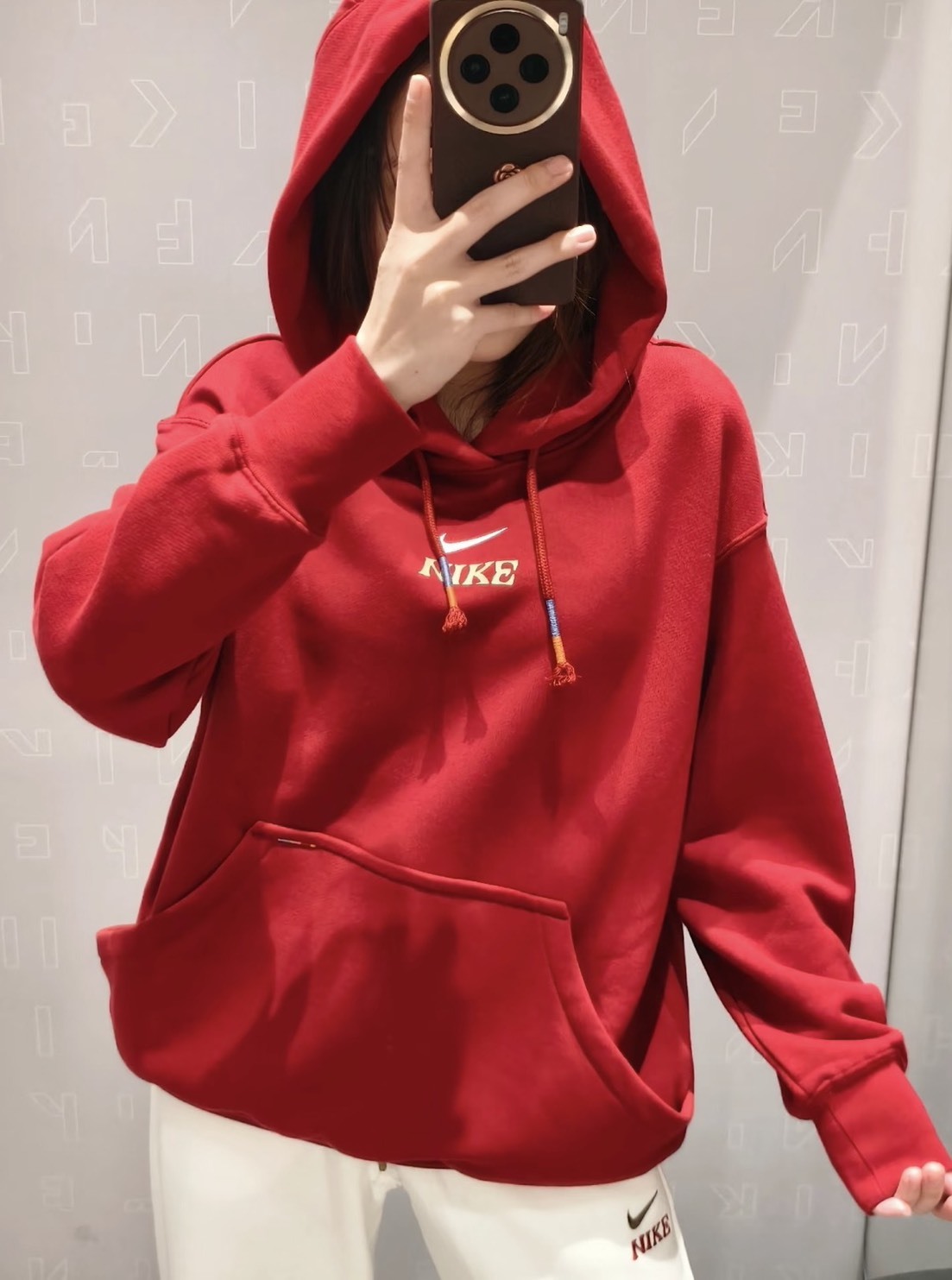 NIKE 2026 馬年限定 CNY新年款 連帽大學踢 女款 兩色