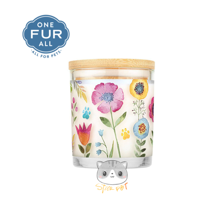 ONE FUR ALL 花香滿地 天然精油香薰蠟燭(寵物家庭用) 9oz