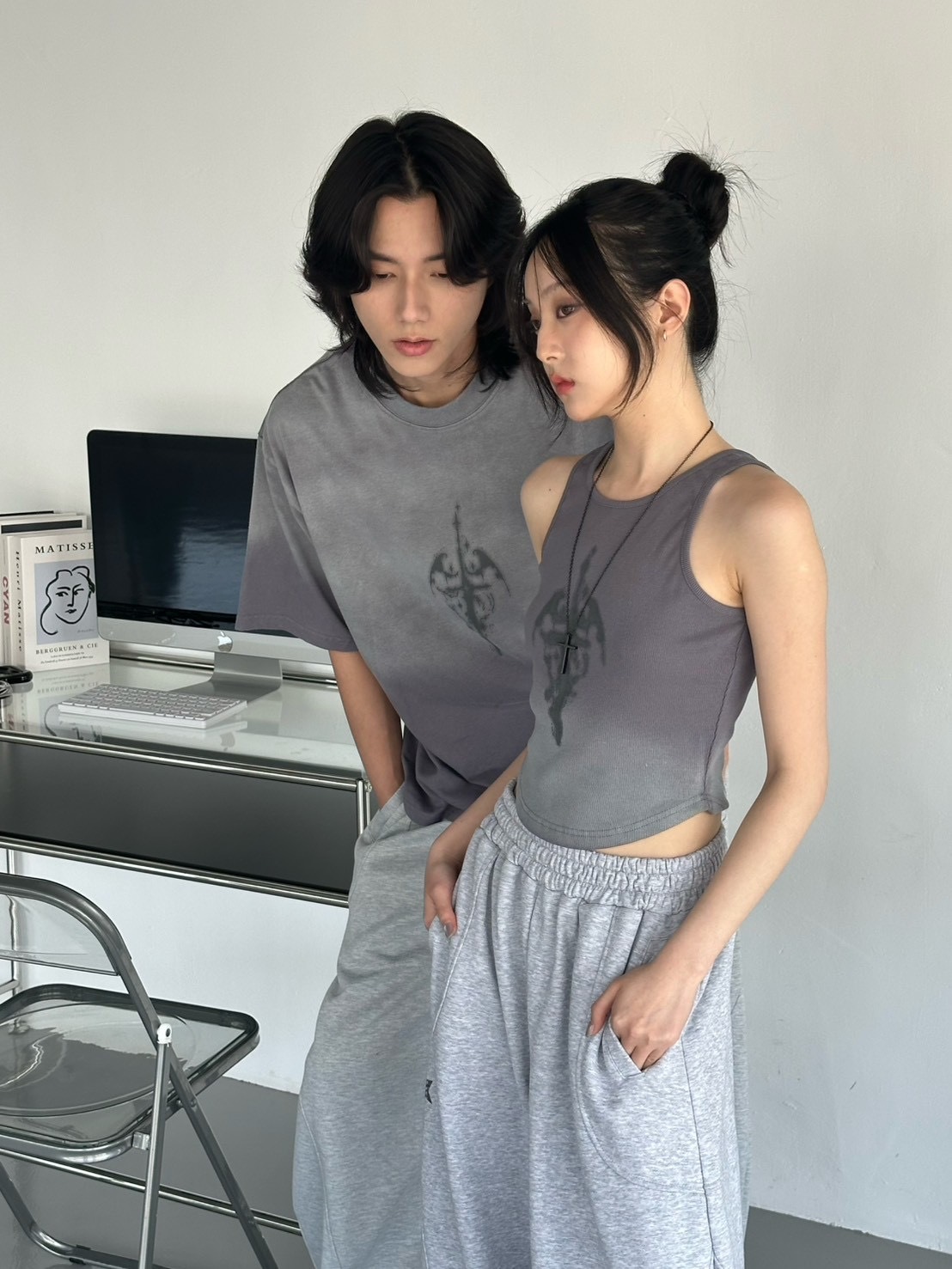 mmb水洗漸層情侶上衣