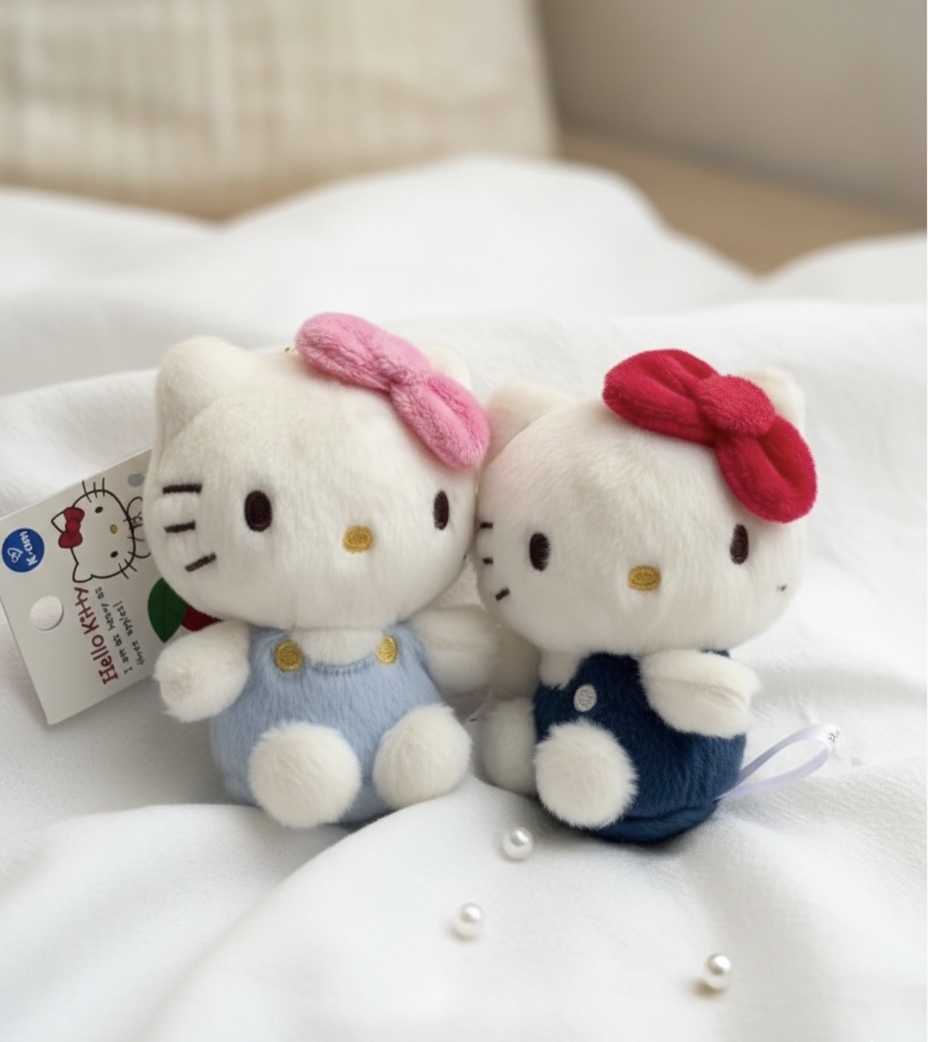 【 限量現貨 】Kitty 復古貓貓側身吊飾 日本