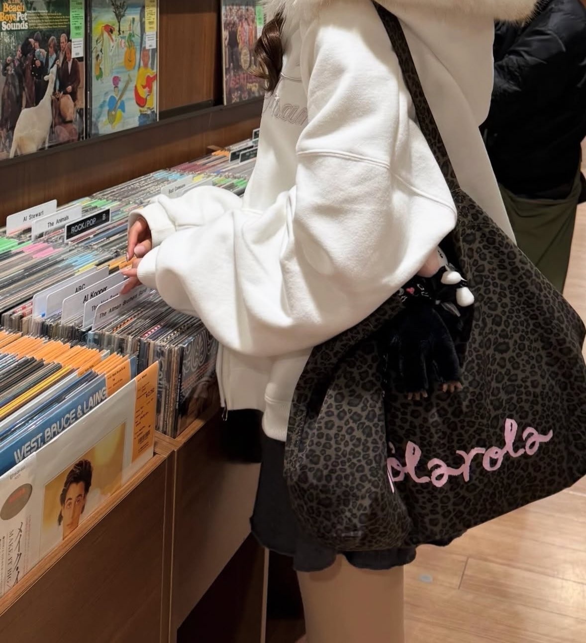 rola rola - MAISON DE ROLA LEOPARD SHOULDER BAG (BROWN)