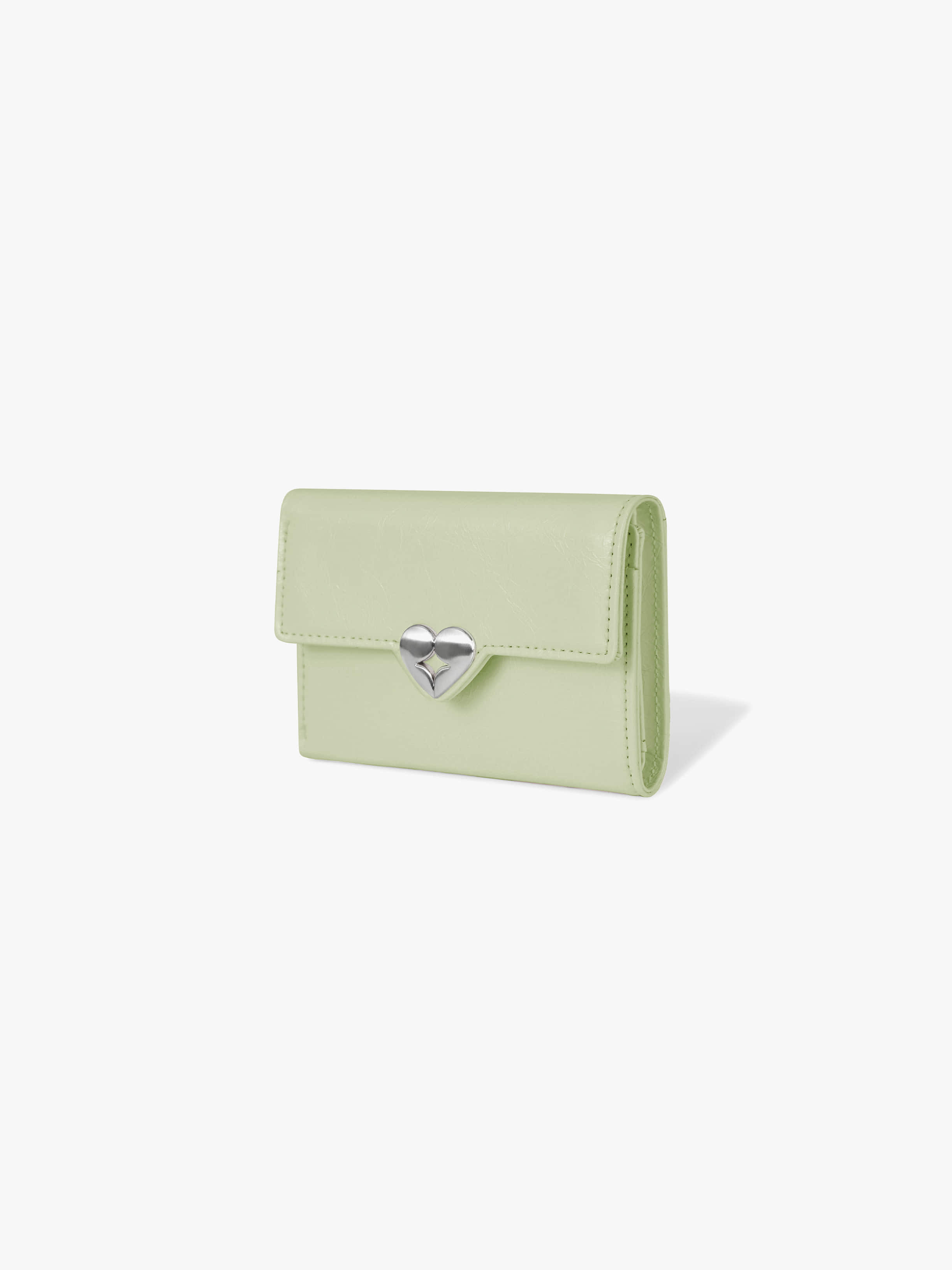 fennec - hearty flap wallet (PISTACHIO)