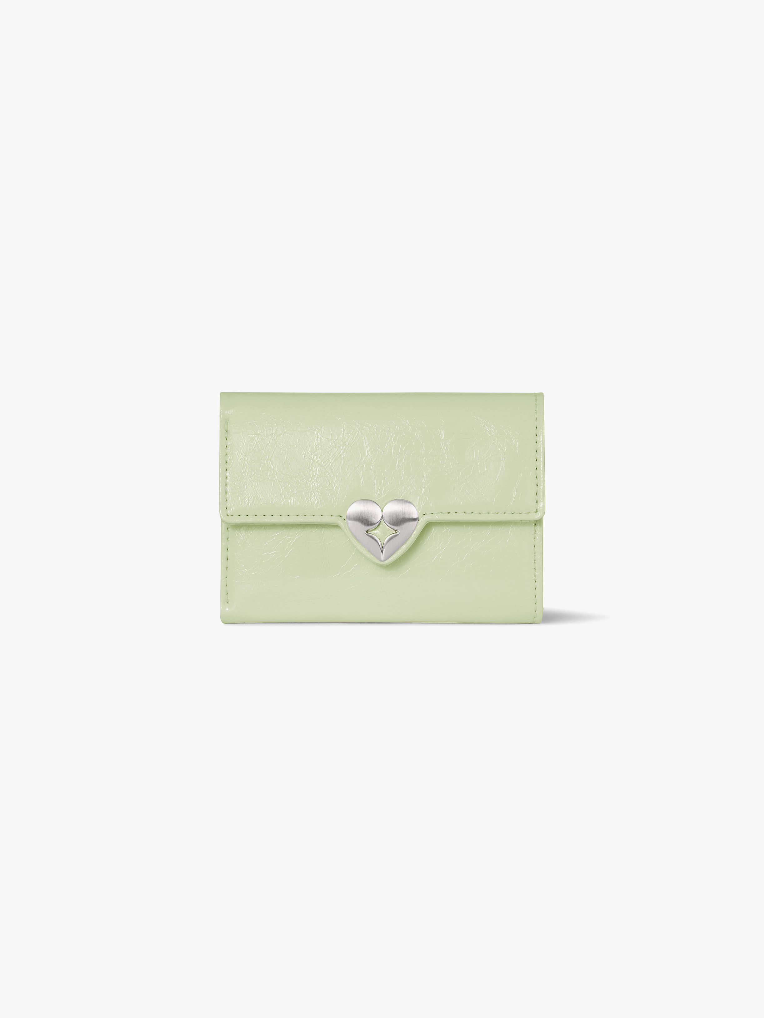 fennec - hearty flap wallet (PISTACHIO)