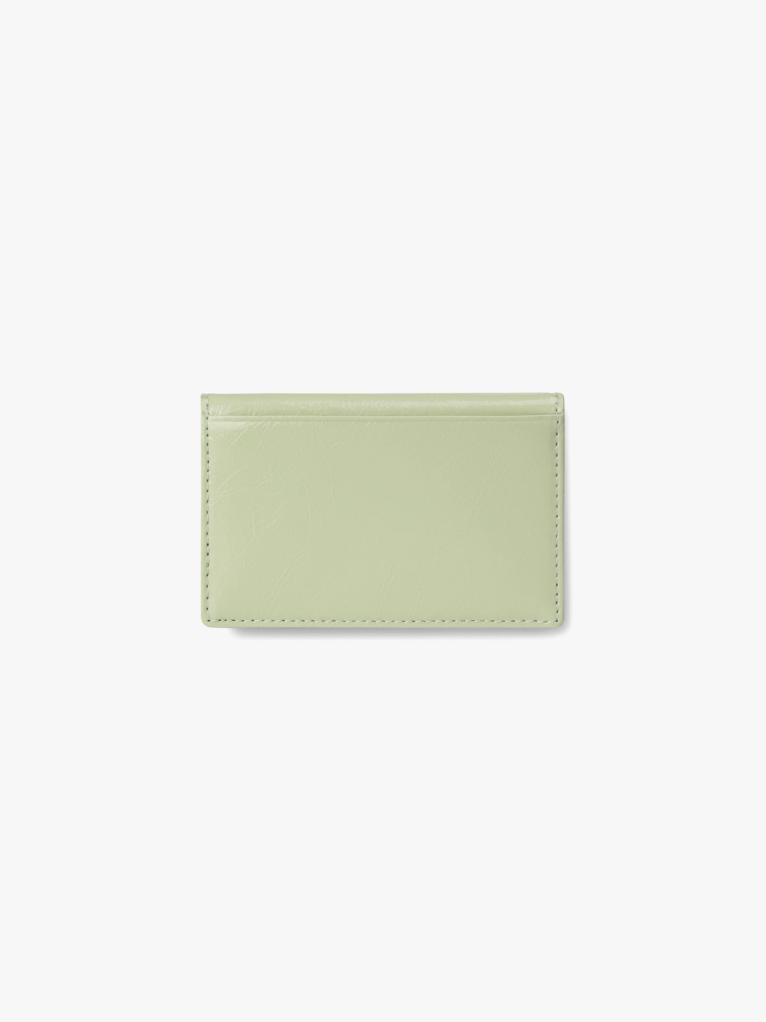 fennec - CRINKLE SOFT CARD CASE (PISTACHIO)