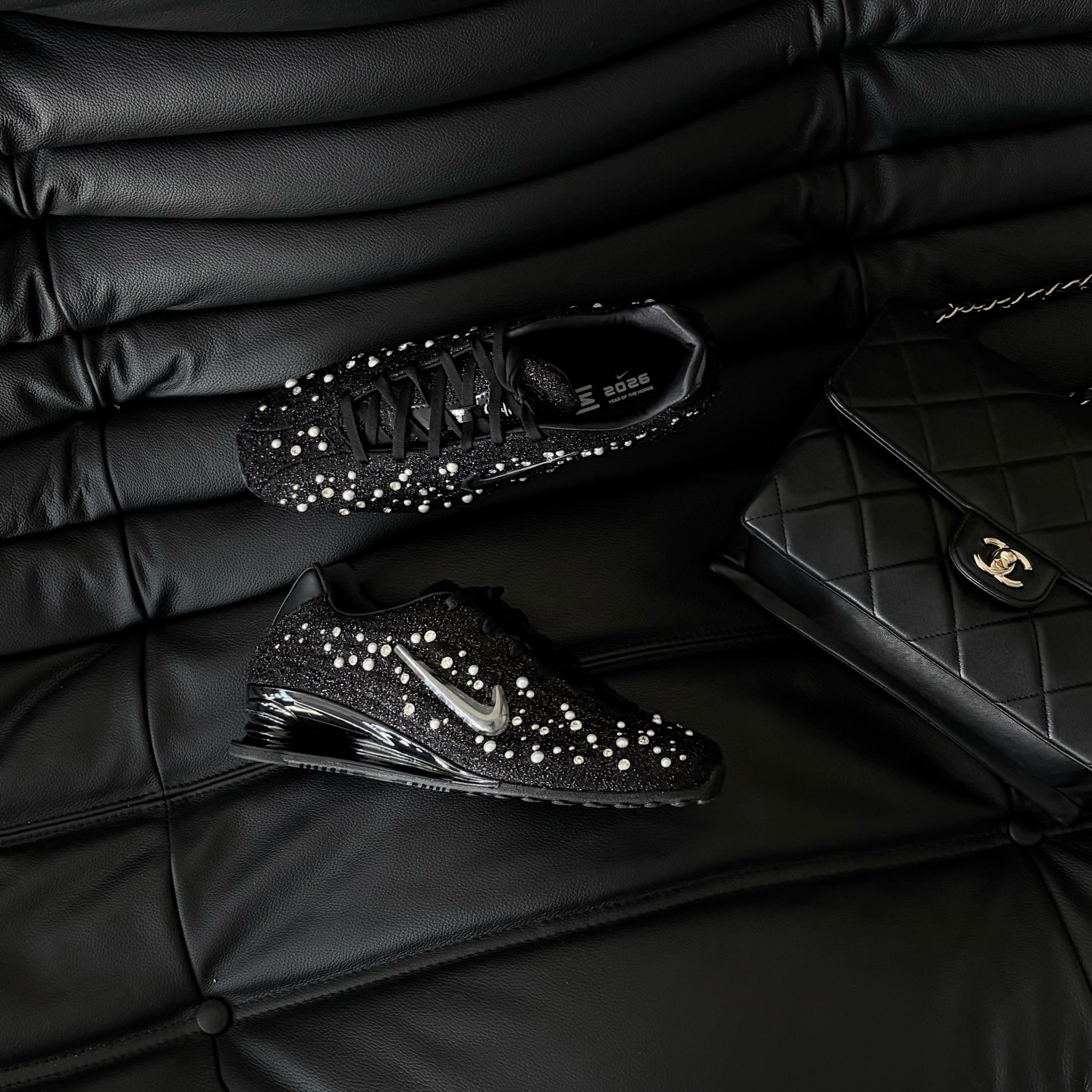 Nike Shox Z 黑珍珠 珠光 馬年限定 脫韁系列 銀勾 小勾 薄底 彈簧鞋 IQ1157-010