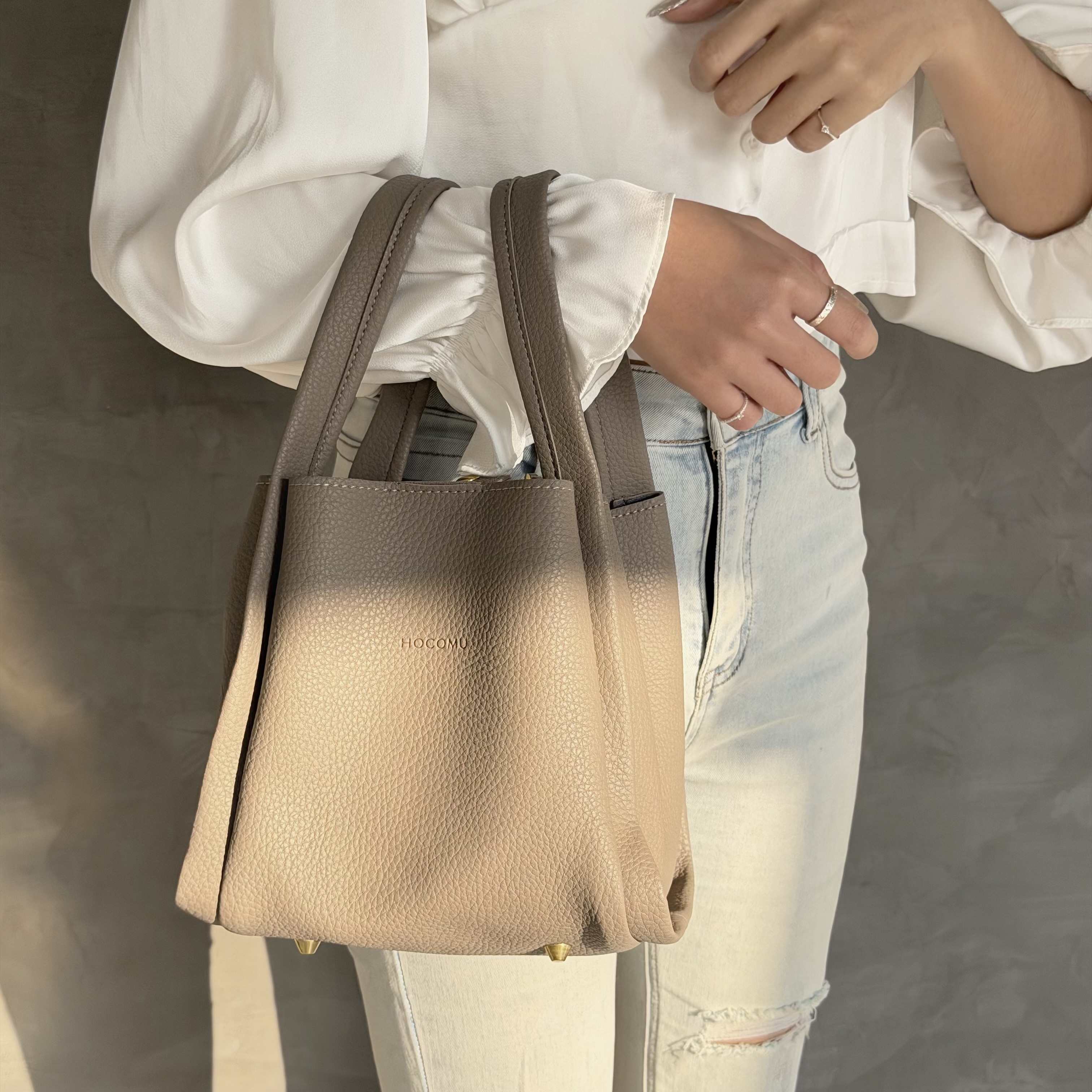 【本期熱銷🔥】H01荔枝手提水桶包