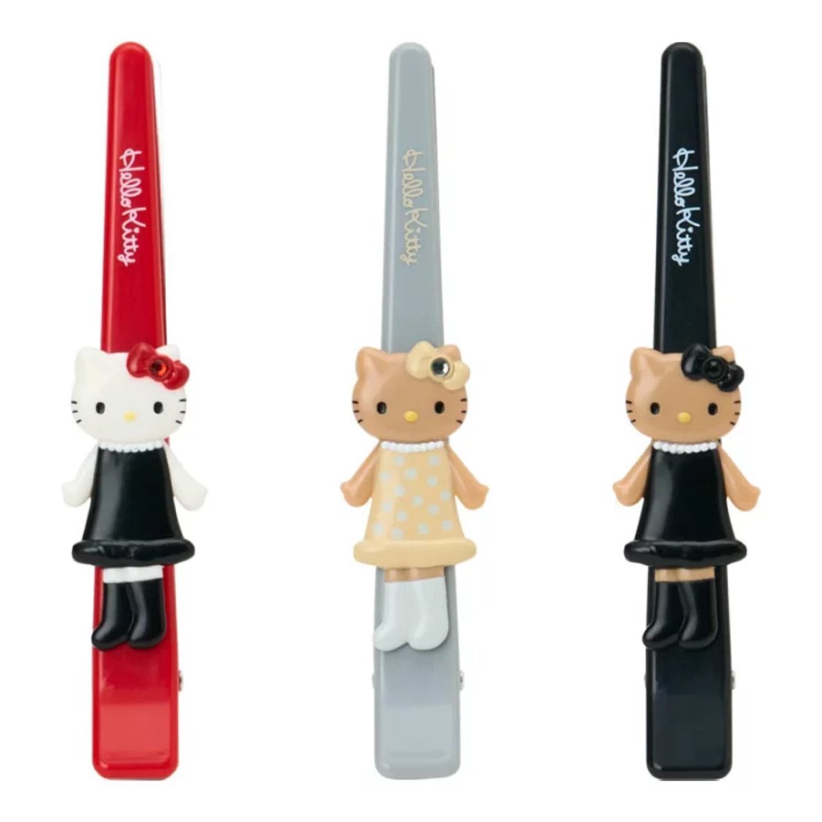 【 限量現貨 】Hello Kitty 貴婦長條髮夾 日本