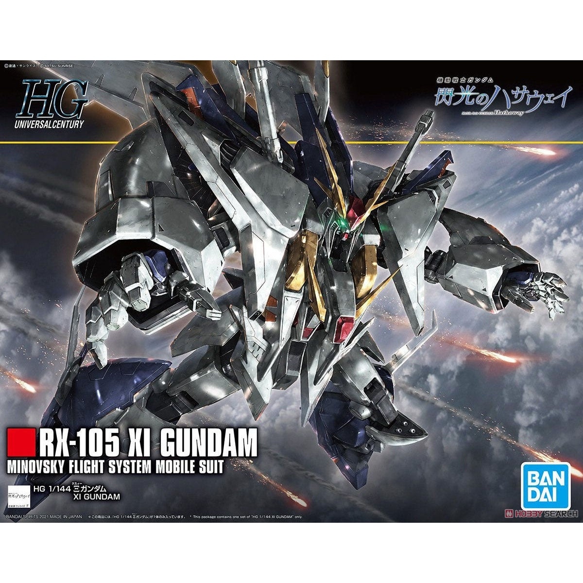 HG1/144  RX-105 Ξ高達 (XI高達)《機動戰士高達 閃光之凱薩衛》