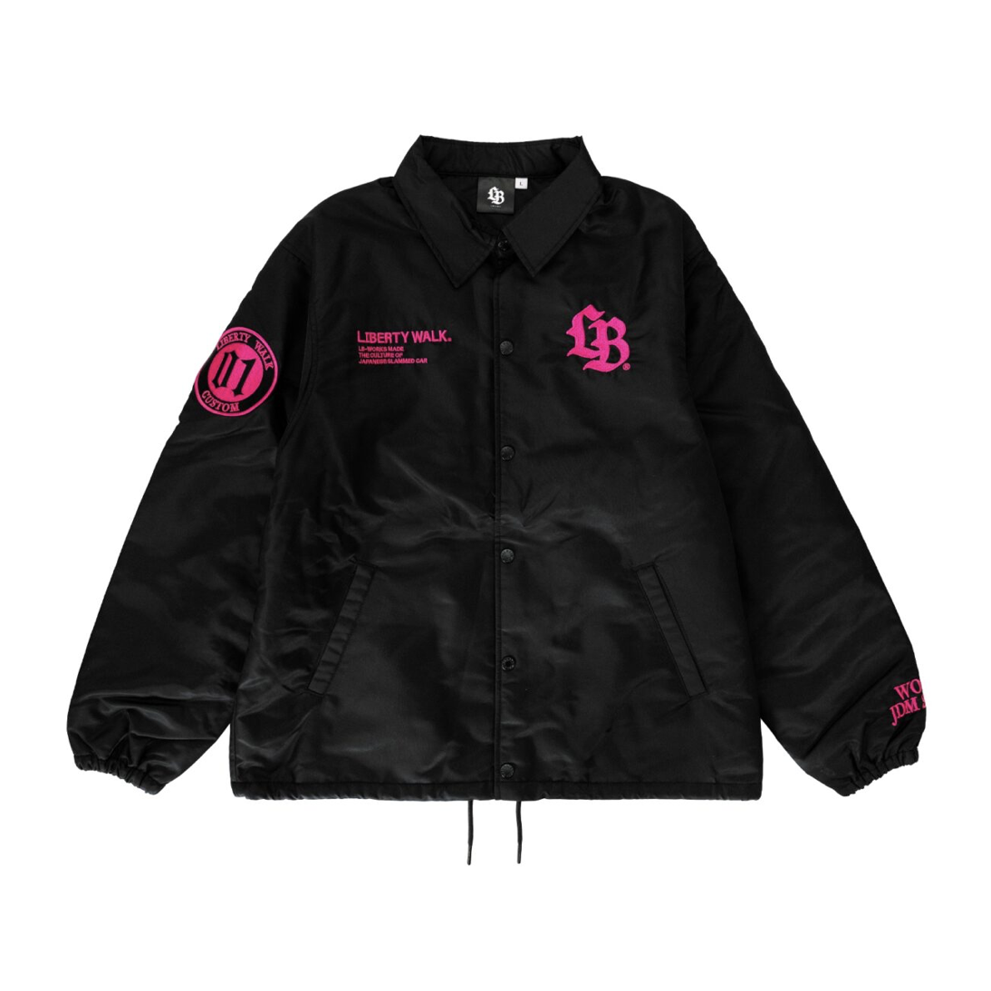 【LIBERTY WALK】大阪限定 Osaka Thom Logo 34 Coach Jacket Black