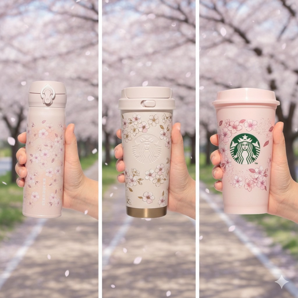 <超限量>日本 櫻花季限定 2026SS STARBUCKS x SAKURA櫻花 保溫杯 隨行杯 4款