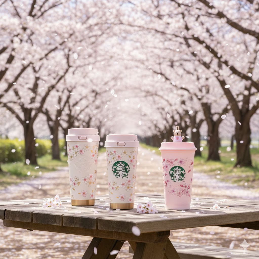 <超限量>日本 櫻花季限定 2026SS STARBUCKS x SAKURA櫻花 保溫杯 隨行杯 4款