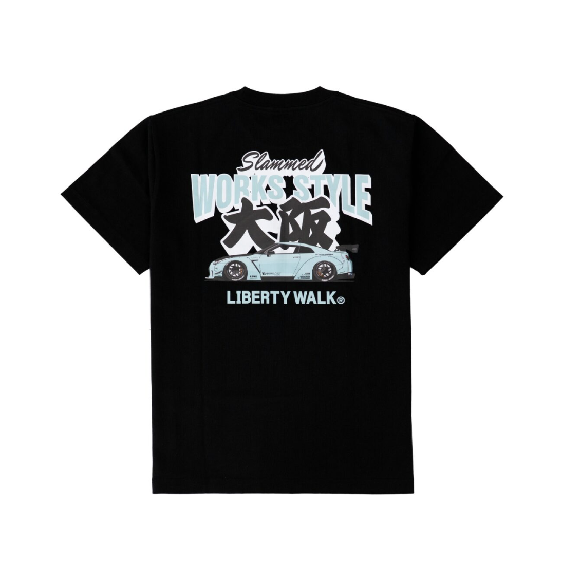 【LIBERTY WALK】大阪限定 WORKS STYLE R35 Tee Black
