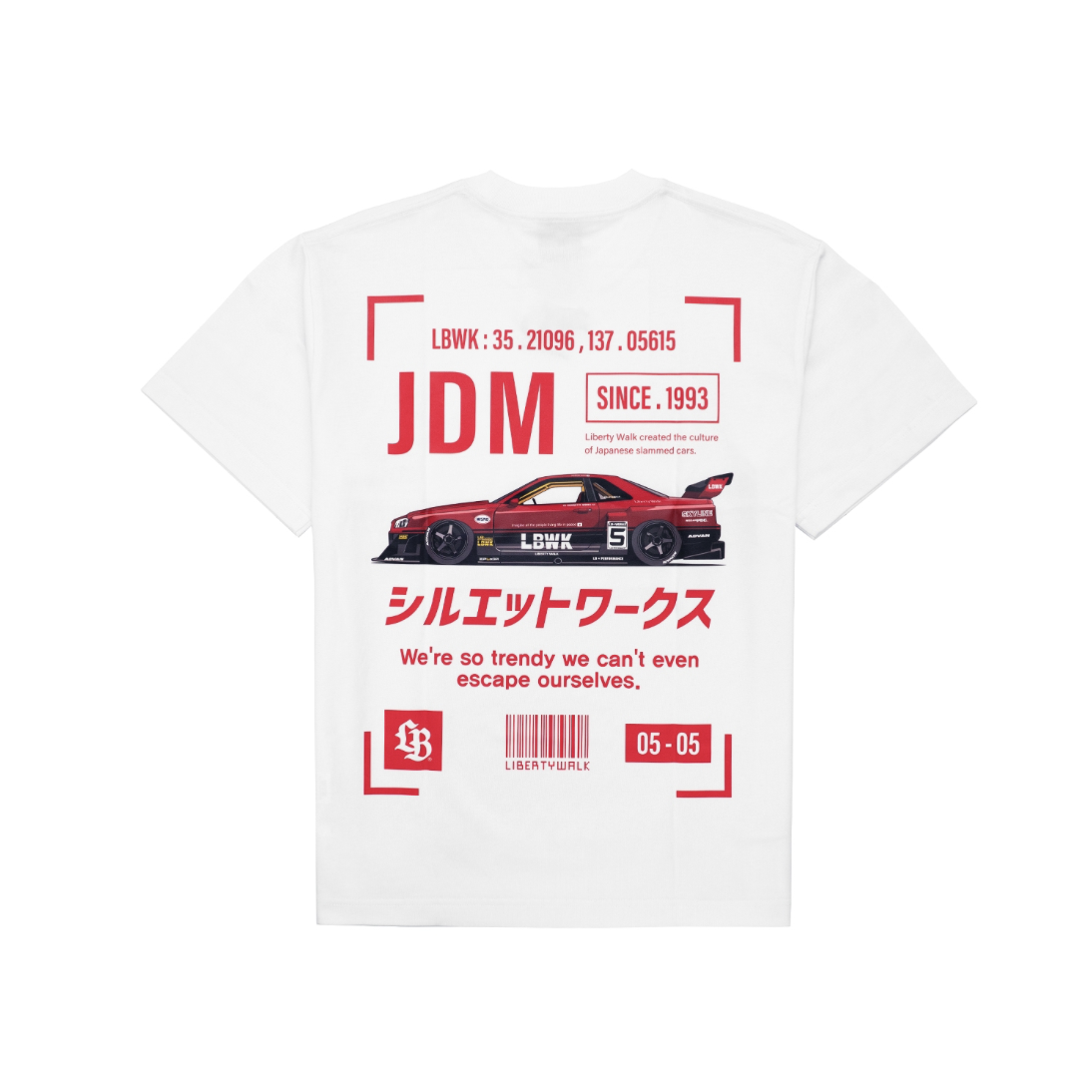【LIBERTY WALK】BOX JDM 34 Tee