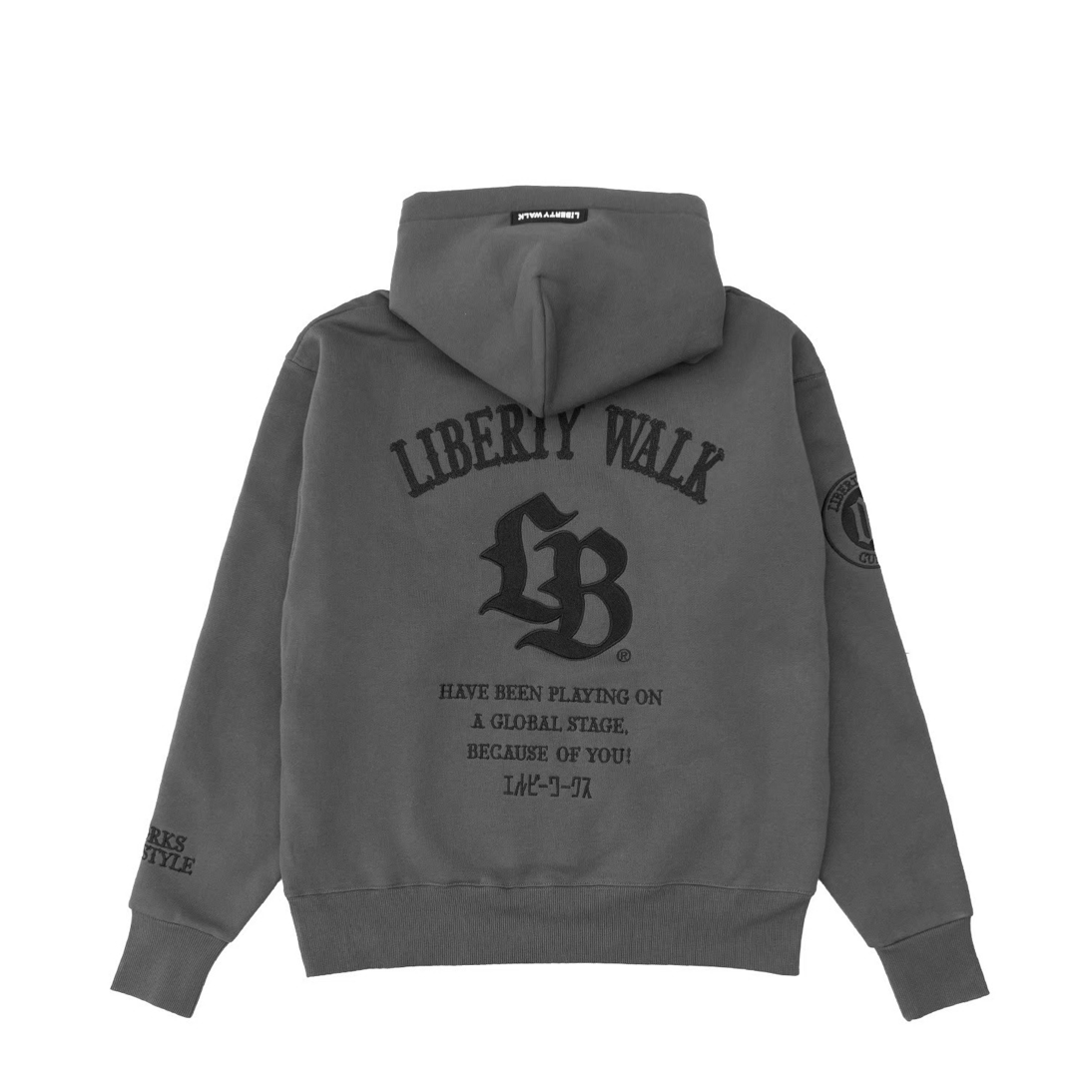 【LIBERTY WALK】LB Thorn Logo Embroidery Hoodie