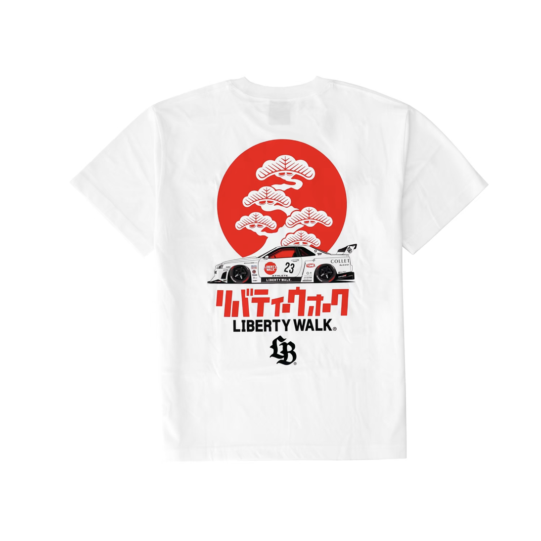 【LIBERTY WALK】Bonsai Hinomaru ER34 Tee