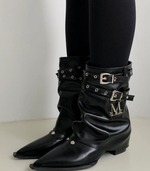 Mucent 西部牛仔靴 尖頭靴 西部靴