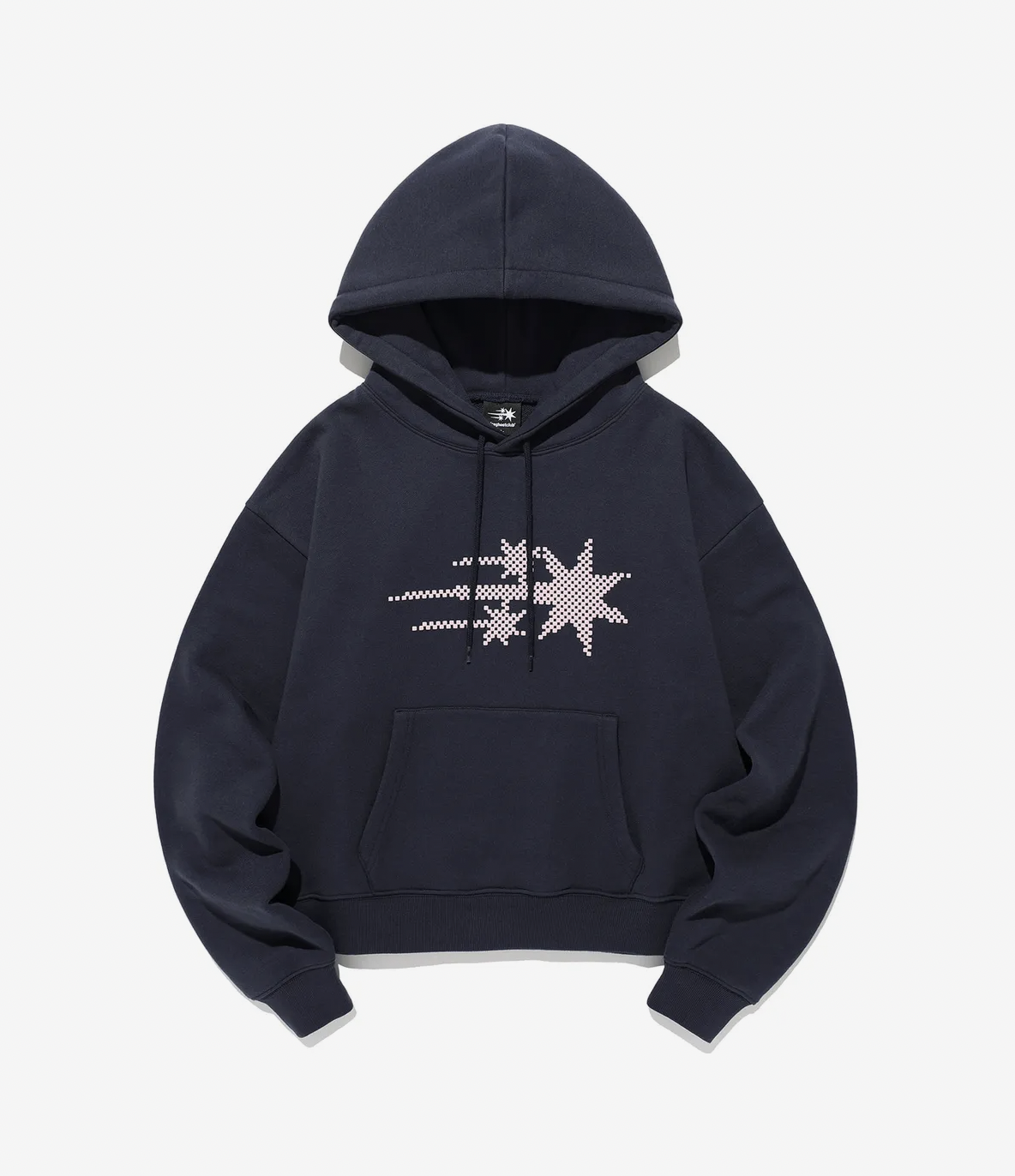 NICEGHOSTCLUB 3STAR 粉色logo連帽T FEB