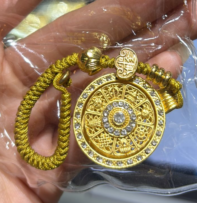 260218 - G60 半銀砂金百吉祥時來運轉掛飾