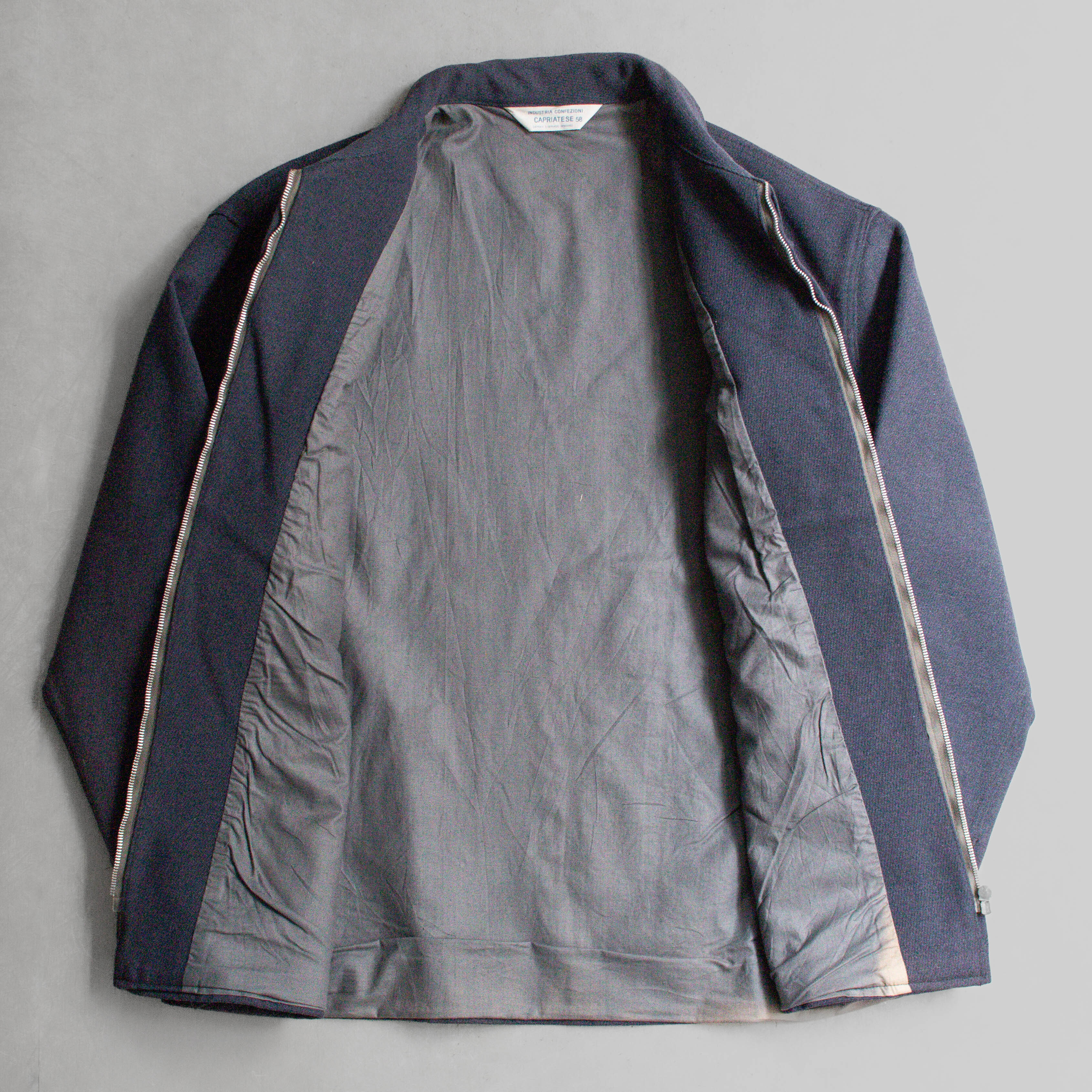 VINTAGE WOOL TWILL JACKET 歐洲 藍灰色 羊毛 斜紋 外套