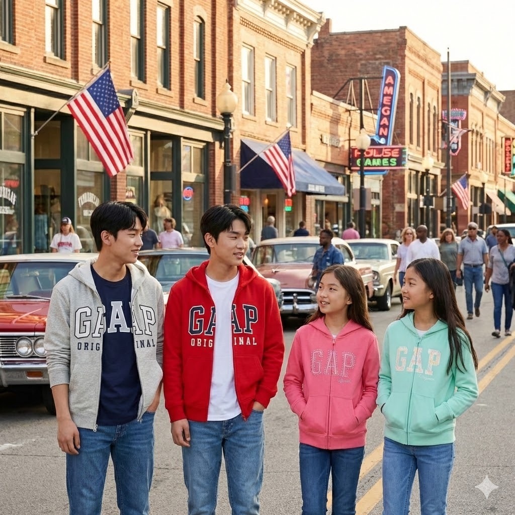 【預購】GAP H021850 大童拉鍊外套