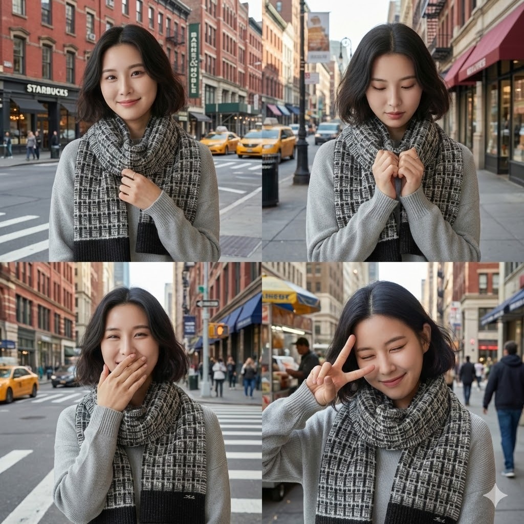 【預購】Karl Lagerfeld Paris LX021037 TWEED SHINE 圍巾